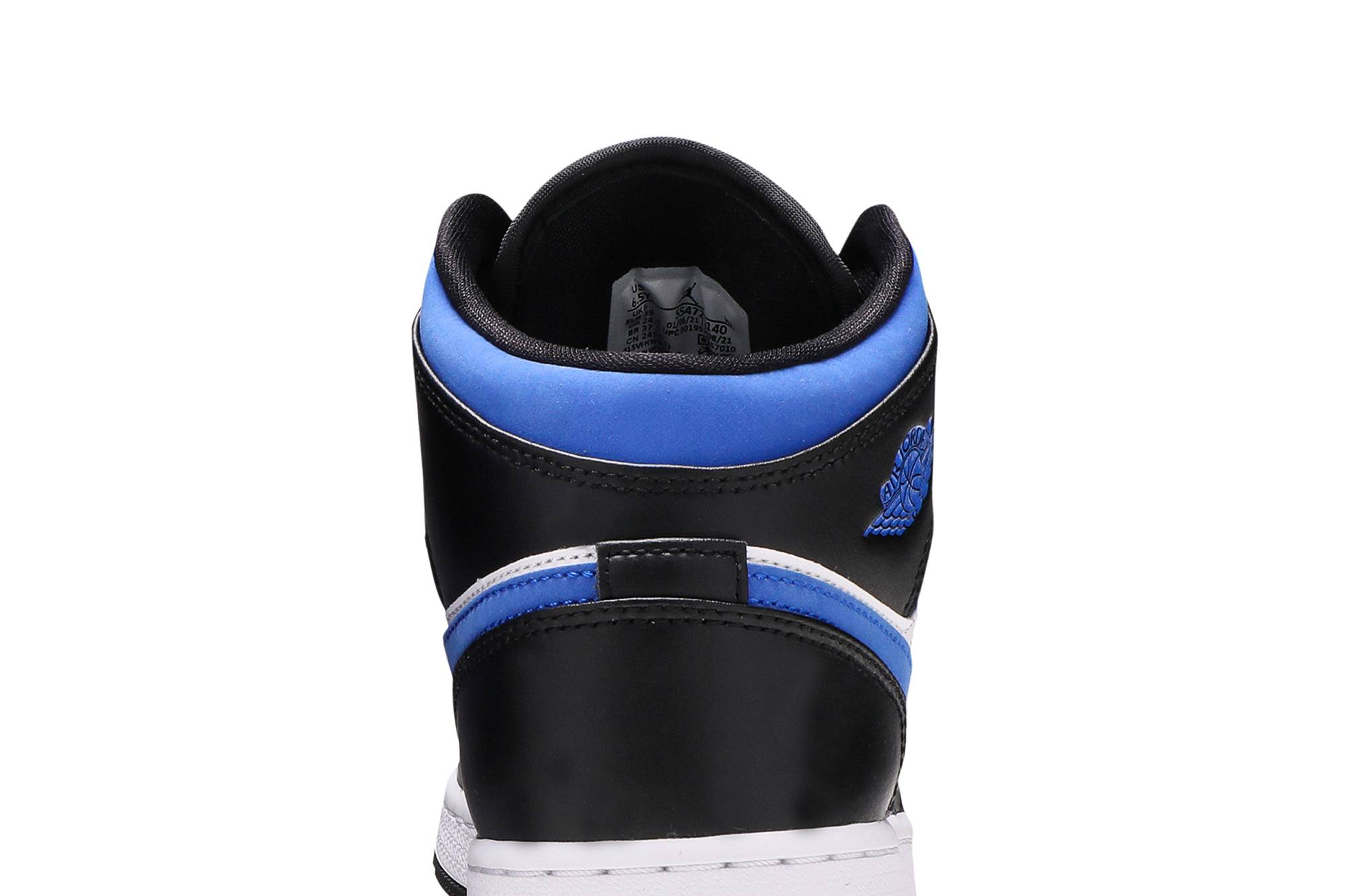 (Grade School) Air Jordan 1 Mid 'Racer Blue' 2021 554725-140 - Image 7