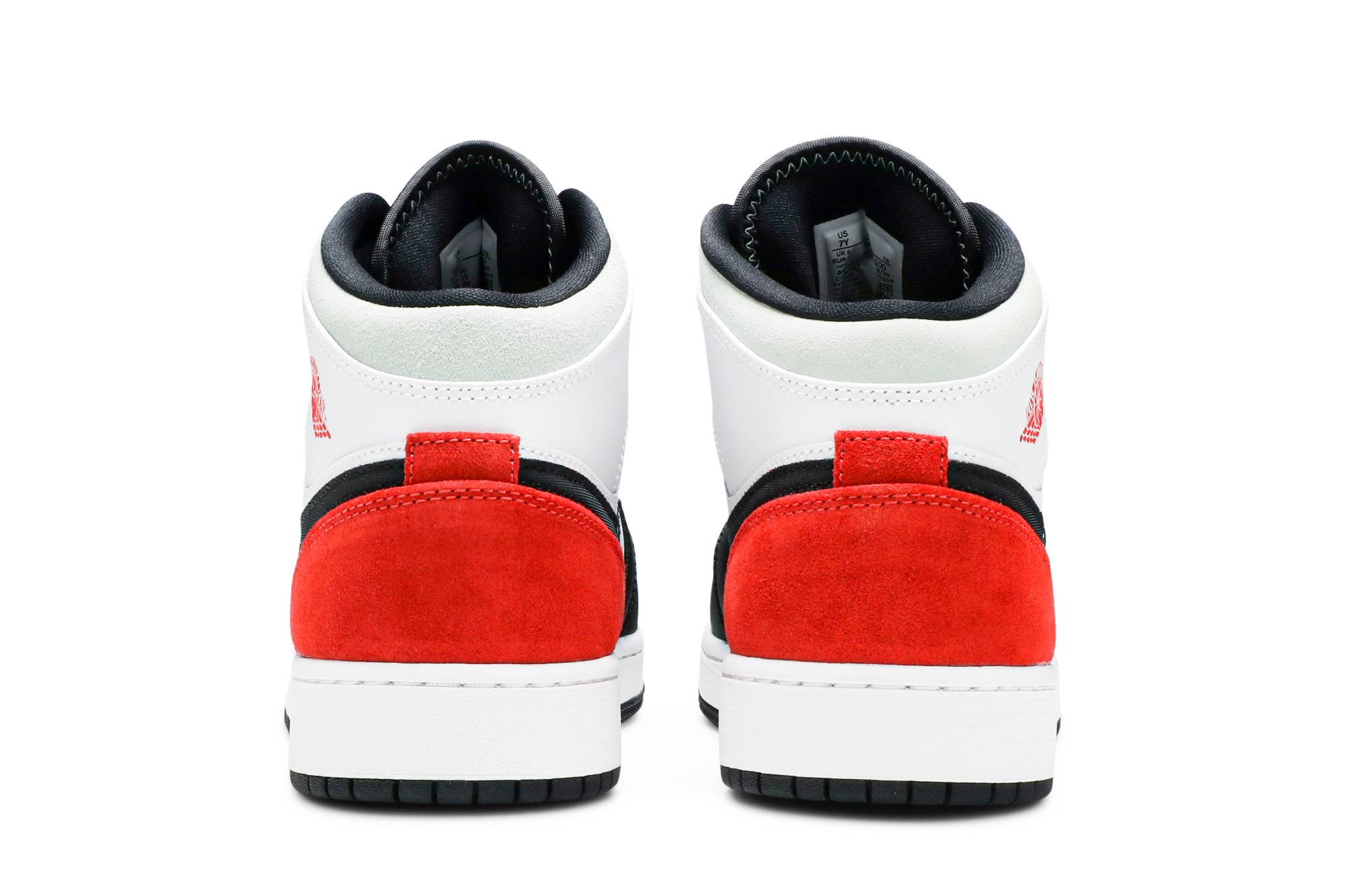 (Grade School) Air Jordan 1 Mid 'Red Mint' BQ6931-100 - Afbeelding 6