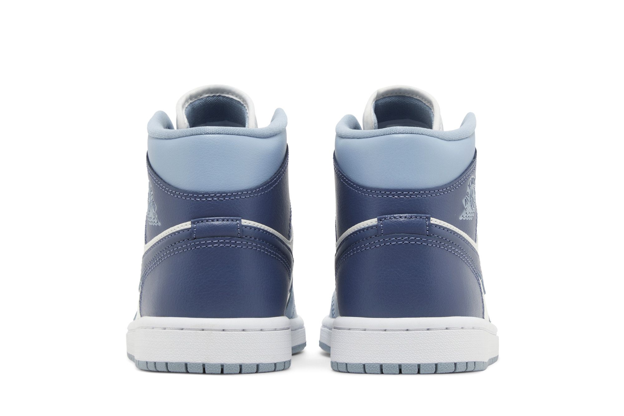 (Women) Air Jordan 1 Mid 'Sail Diffused Blue' BQ6472-140 - Image 6