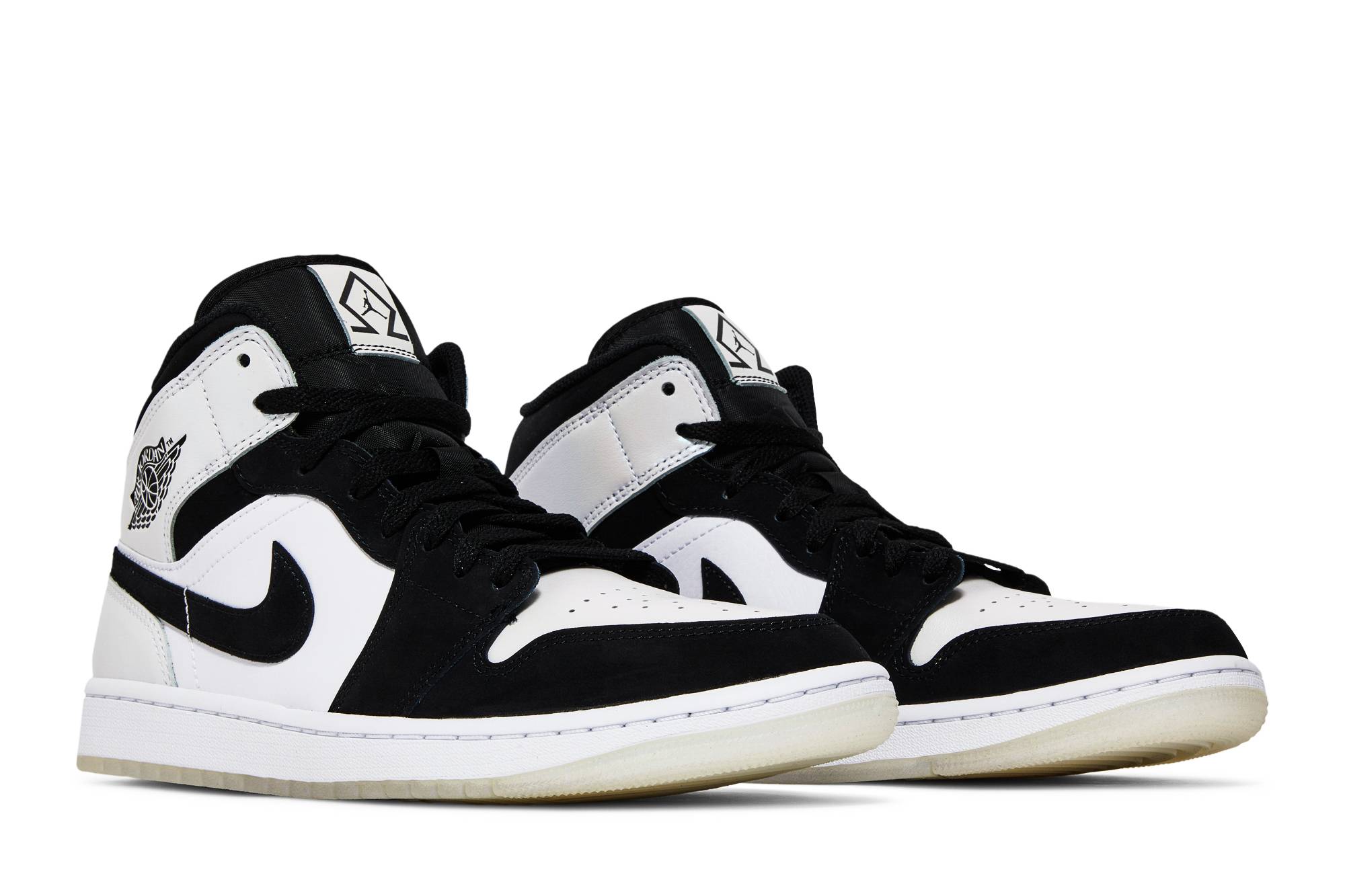 Air Jordan 1 Mid SE Diamond Shorts DH6933-100 Moroen - Image 8