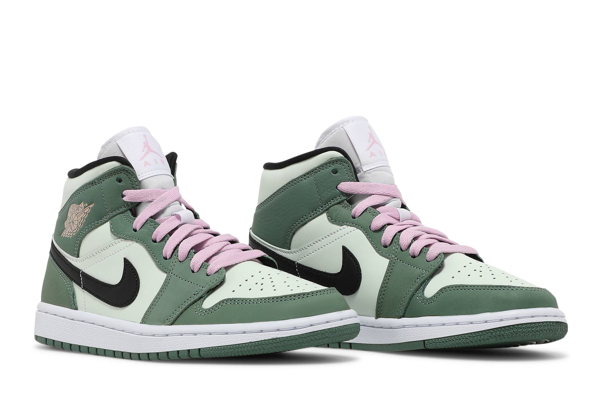 (Women) Air Jordan 1 Mid SE 'Dutch Green' CZ0774-300 - Image 8