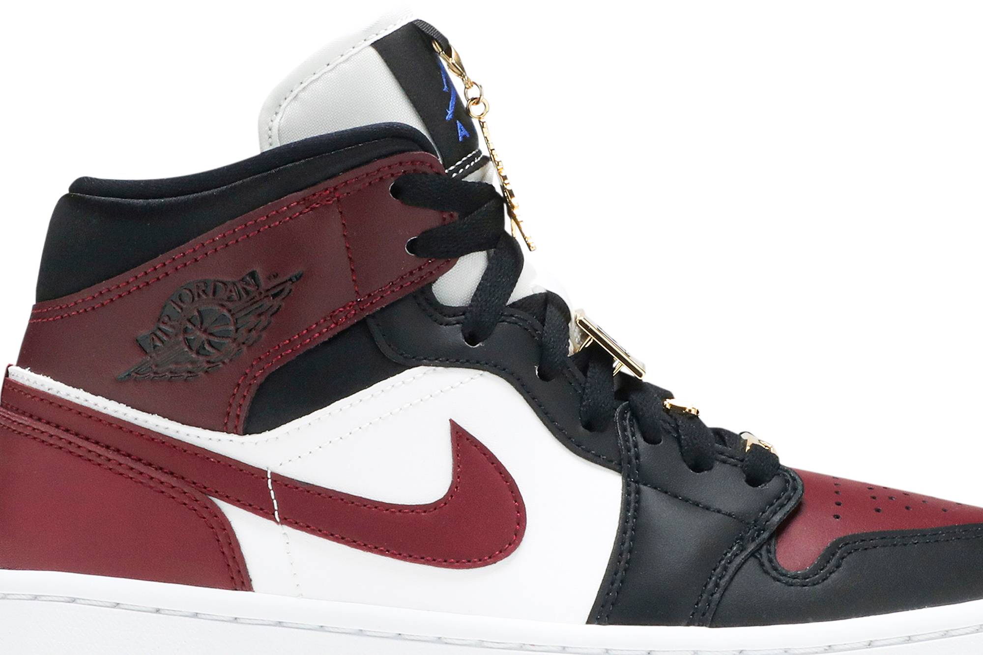 (Women) Air Jordan 1 Mid SE 'Gold Pendants' CZ4385-016 - Image 2