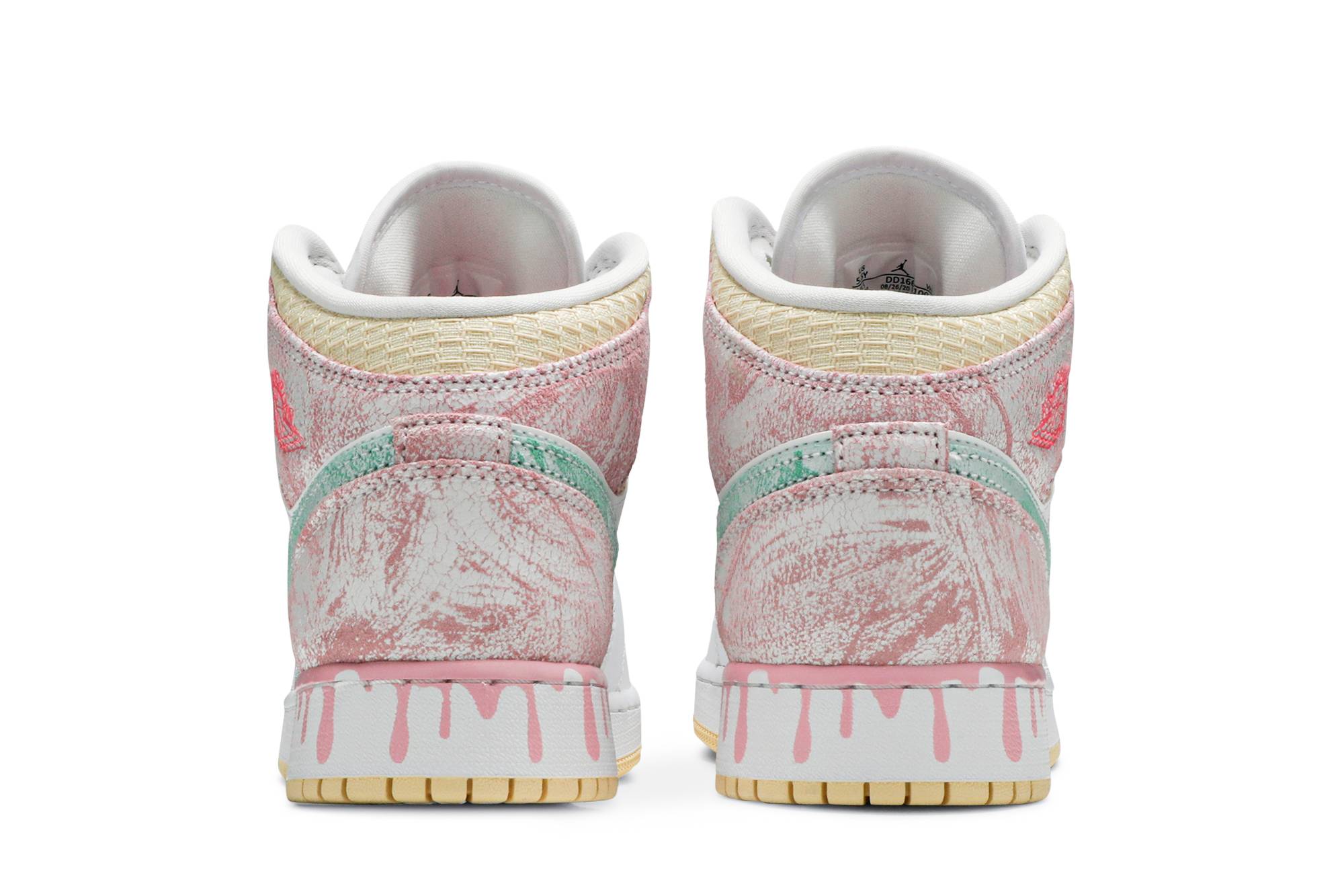 (Grade School) Air Jordan 1 Mid SE 'Ice Cream' DD1666-100 - Imagem 6