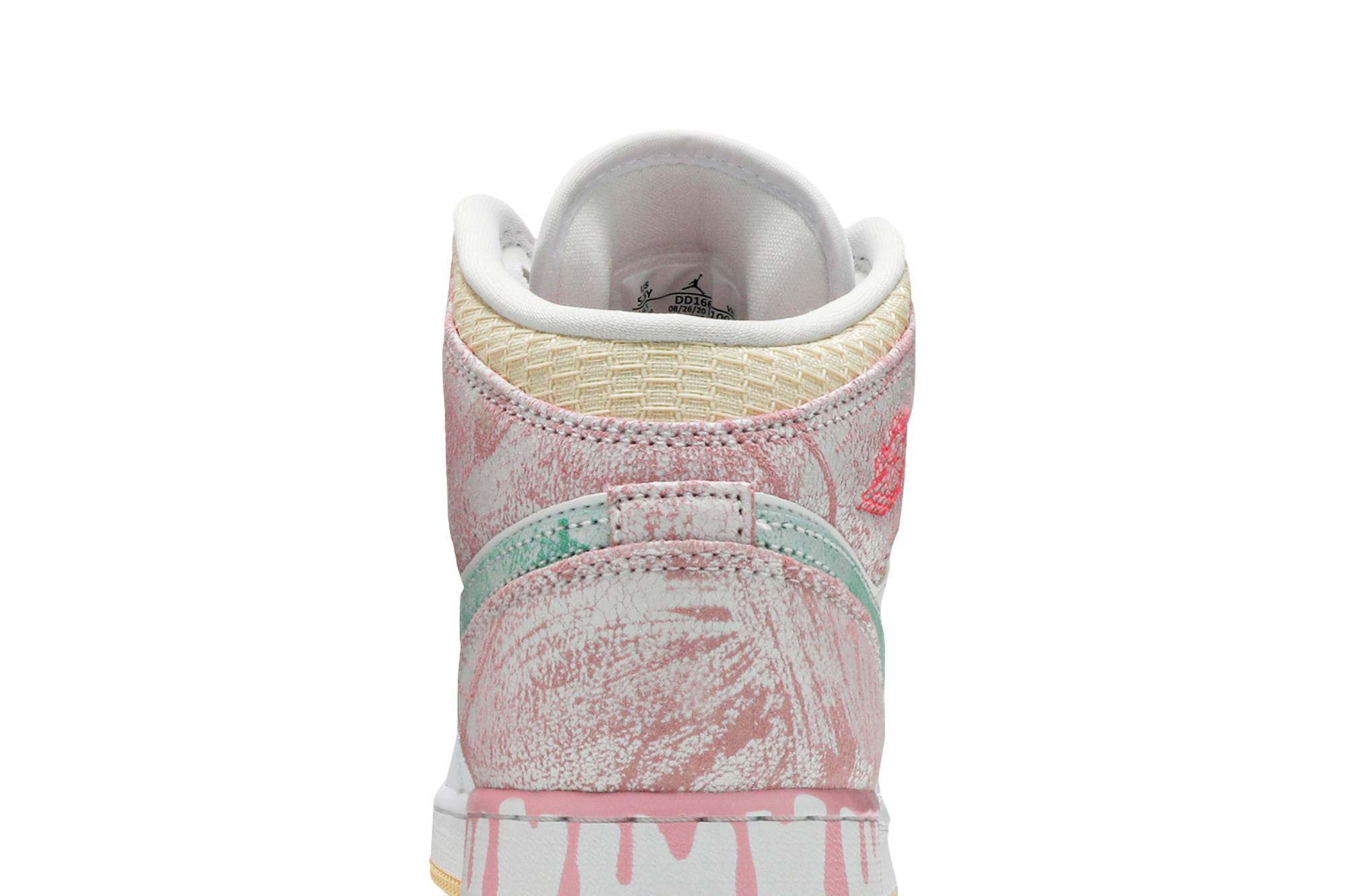 (Grade School) Air Jordan 1 Mid SE 'Ice Cream' DD1666-100 - Imagem 7