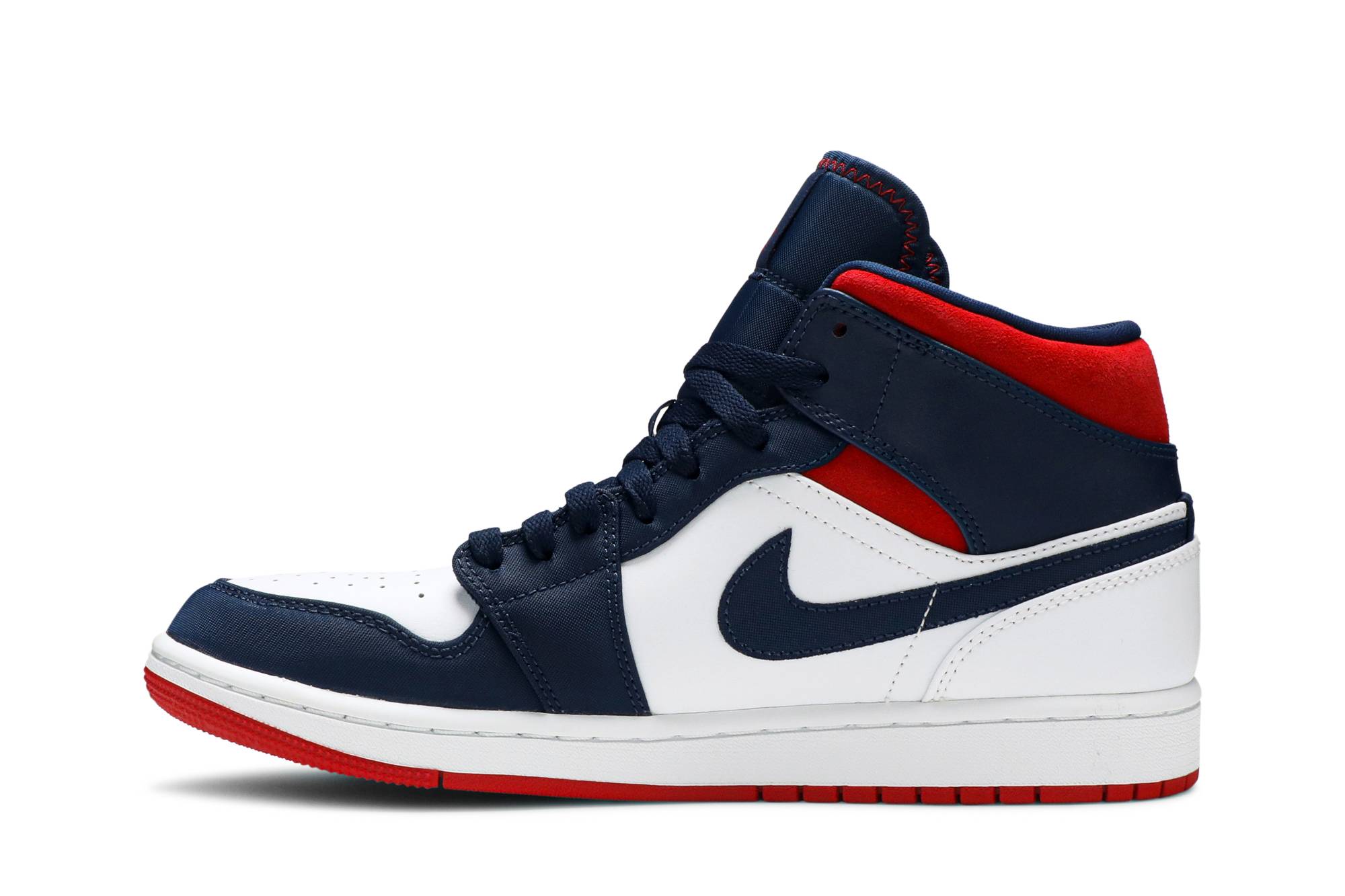Air Jordan 1 Mid SE Olympic 852542-104 Moroen - Image 3