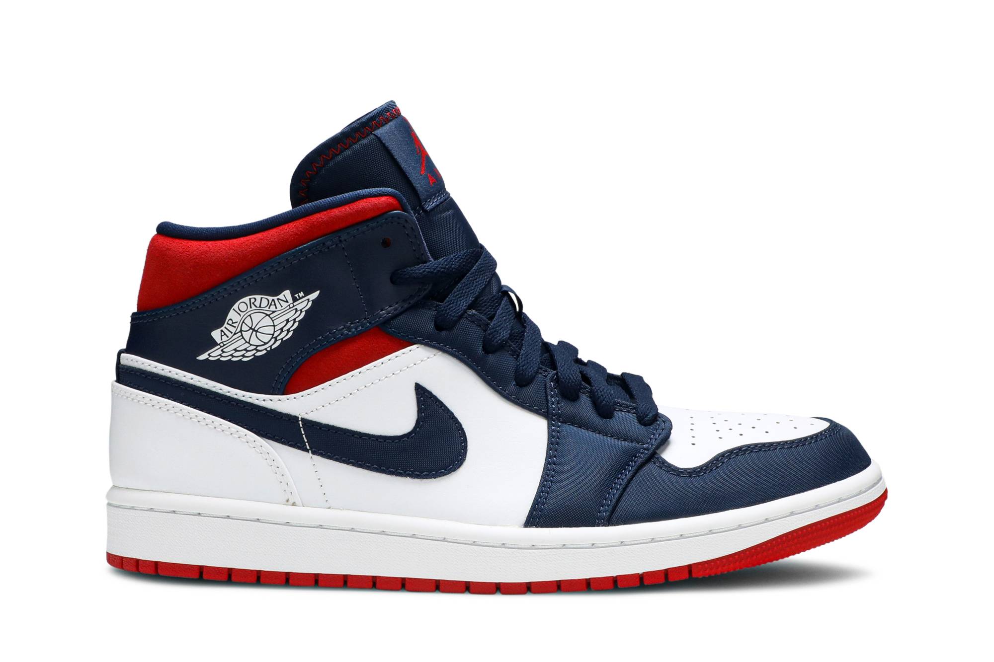 Air Jordan 1 Mid SE Olympic 852542-104 Moroen