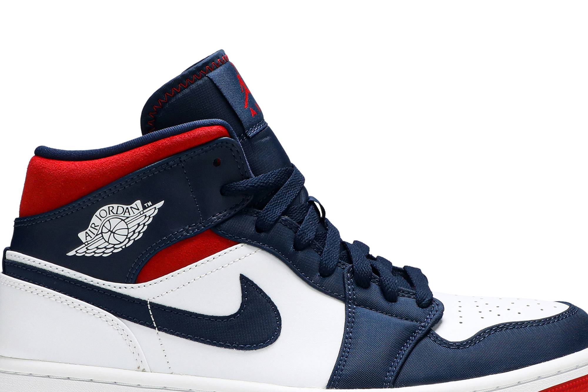 Air Jordan 1 Mid SE Olympic 852542-104 Moroen - Image 2