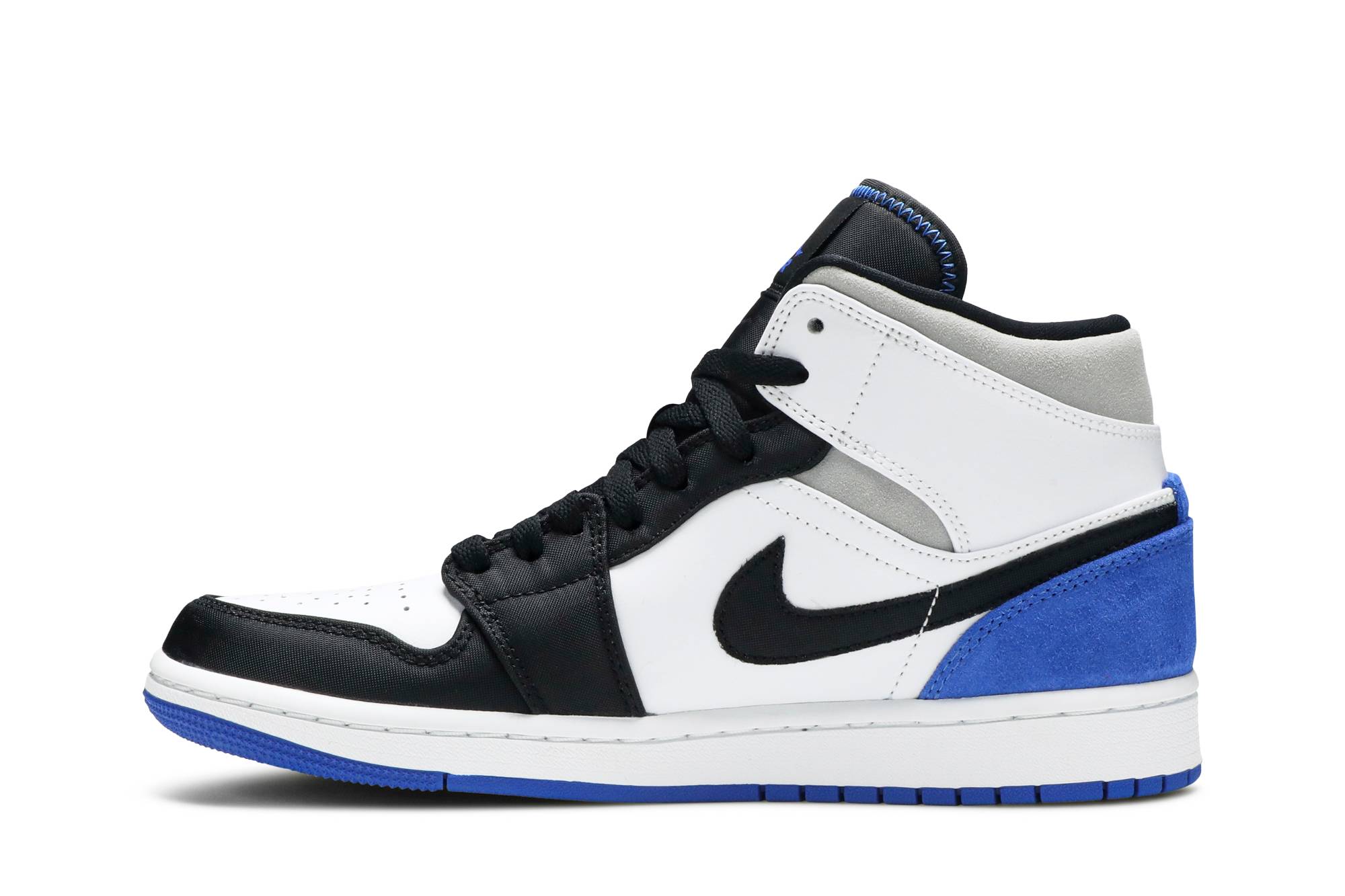 Air Jordan 1 Mid SE 'Royal Black Toe' 852542-102 - Image 3