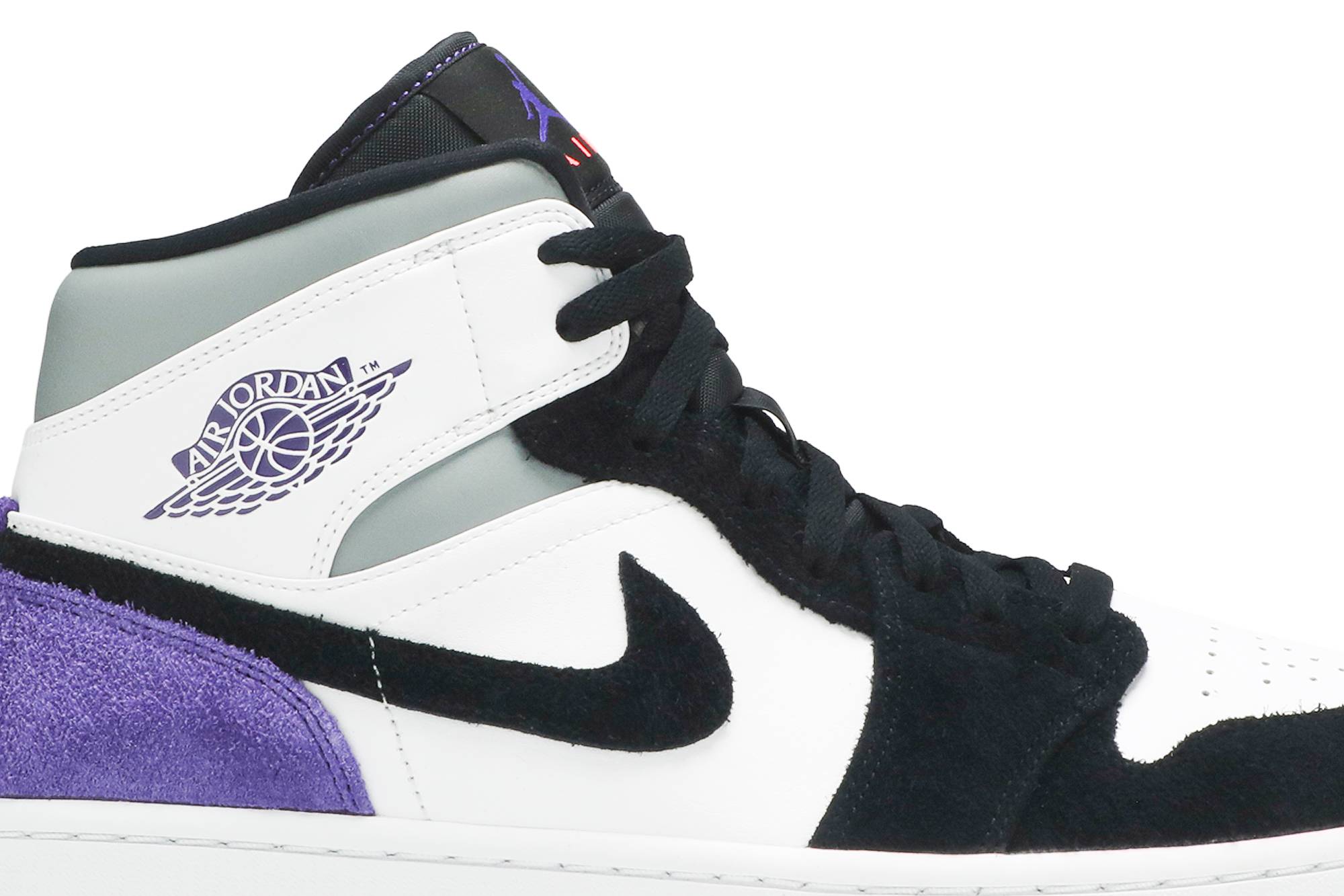 Air Jordan 1 Mid SE 'Varsity Purple' 852542-105 - Image 2