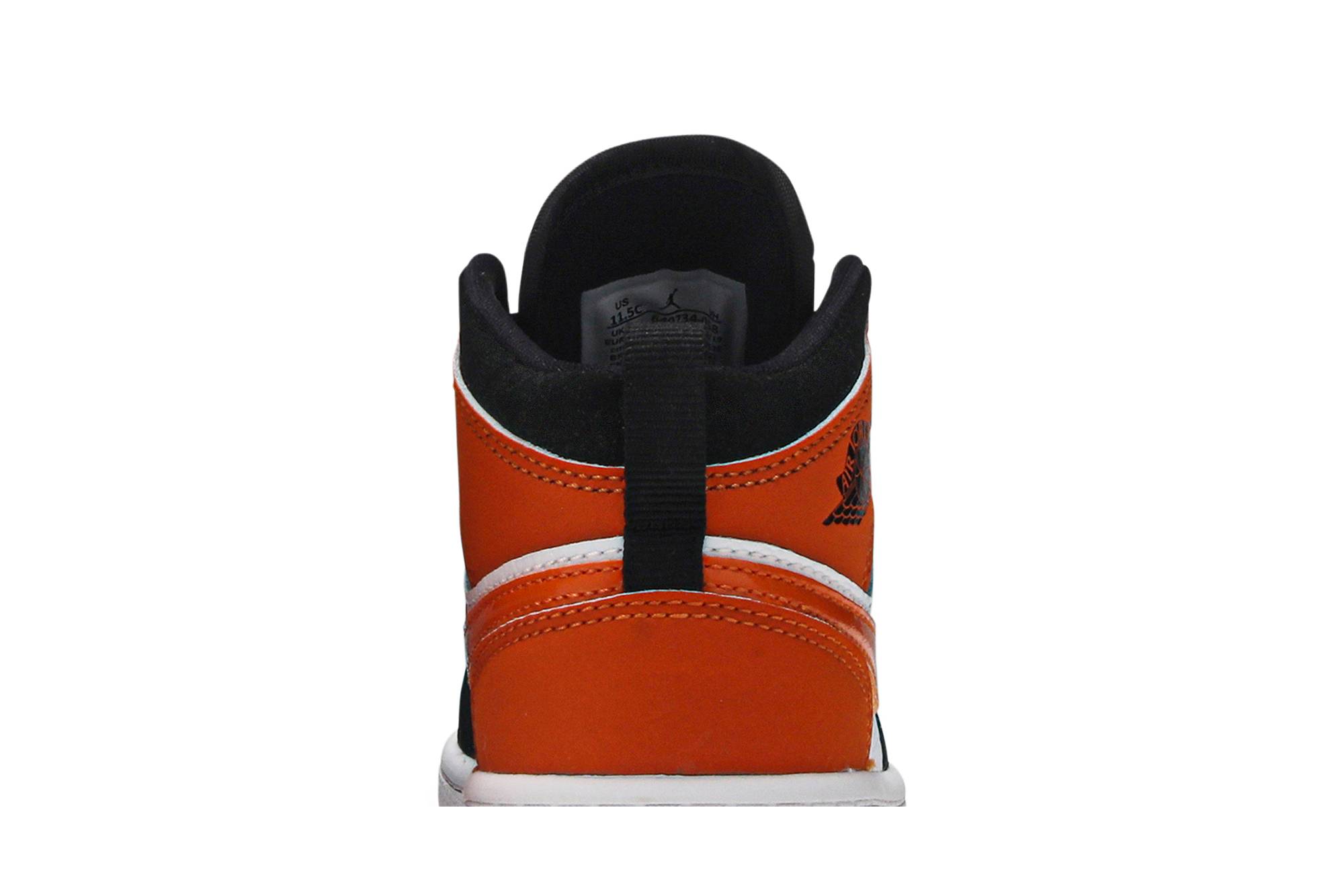 (Preschool) Air Jordan 1 Mid 'Shattered Backboard' 640734-058 - Image 7