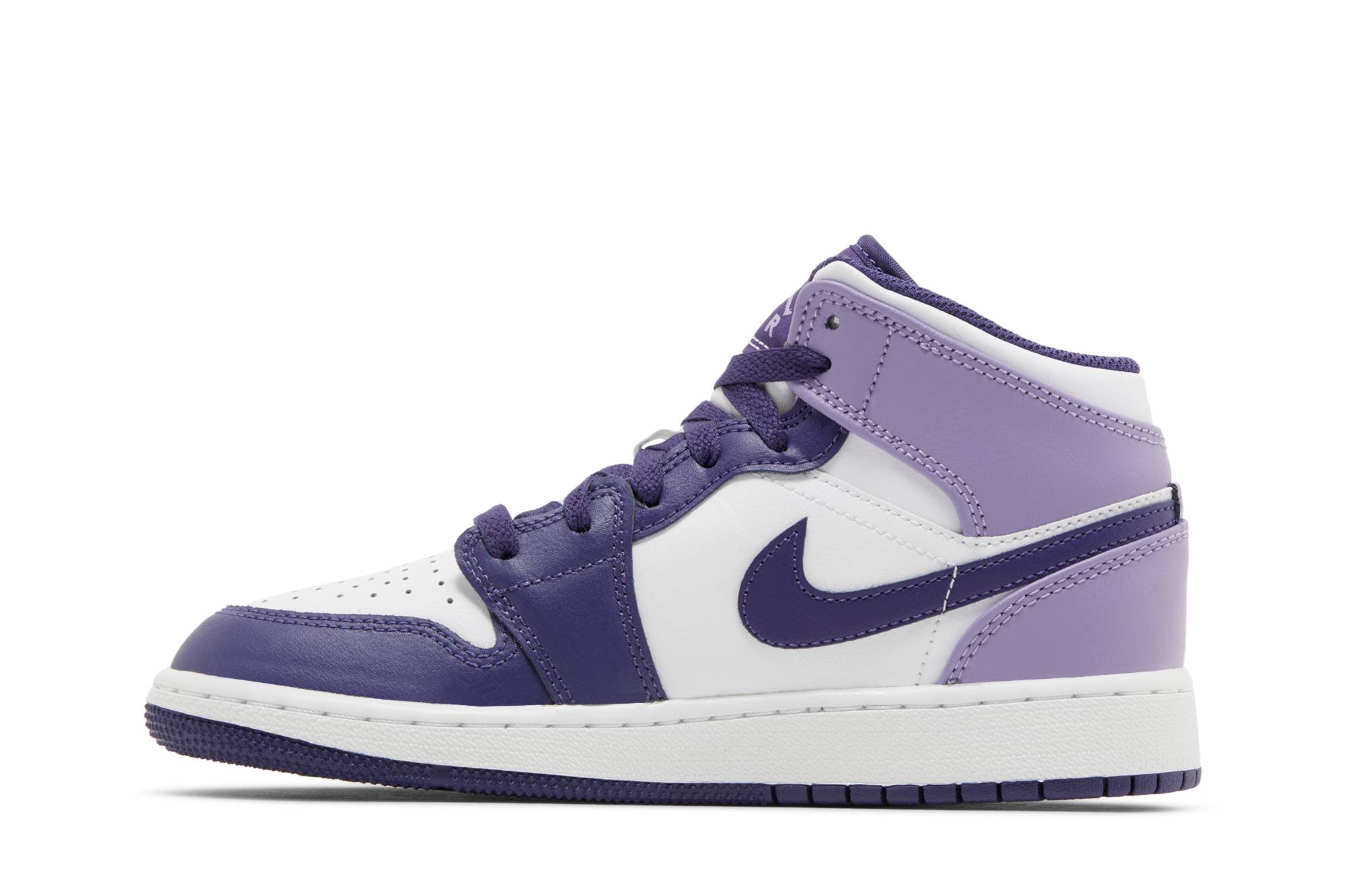(Grade School) Air Jordan 1 Mid Sky J Purple DQ8423-515 Moroen - Image 3