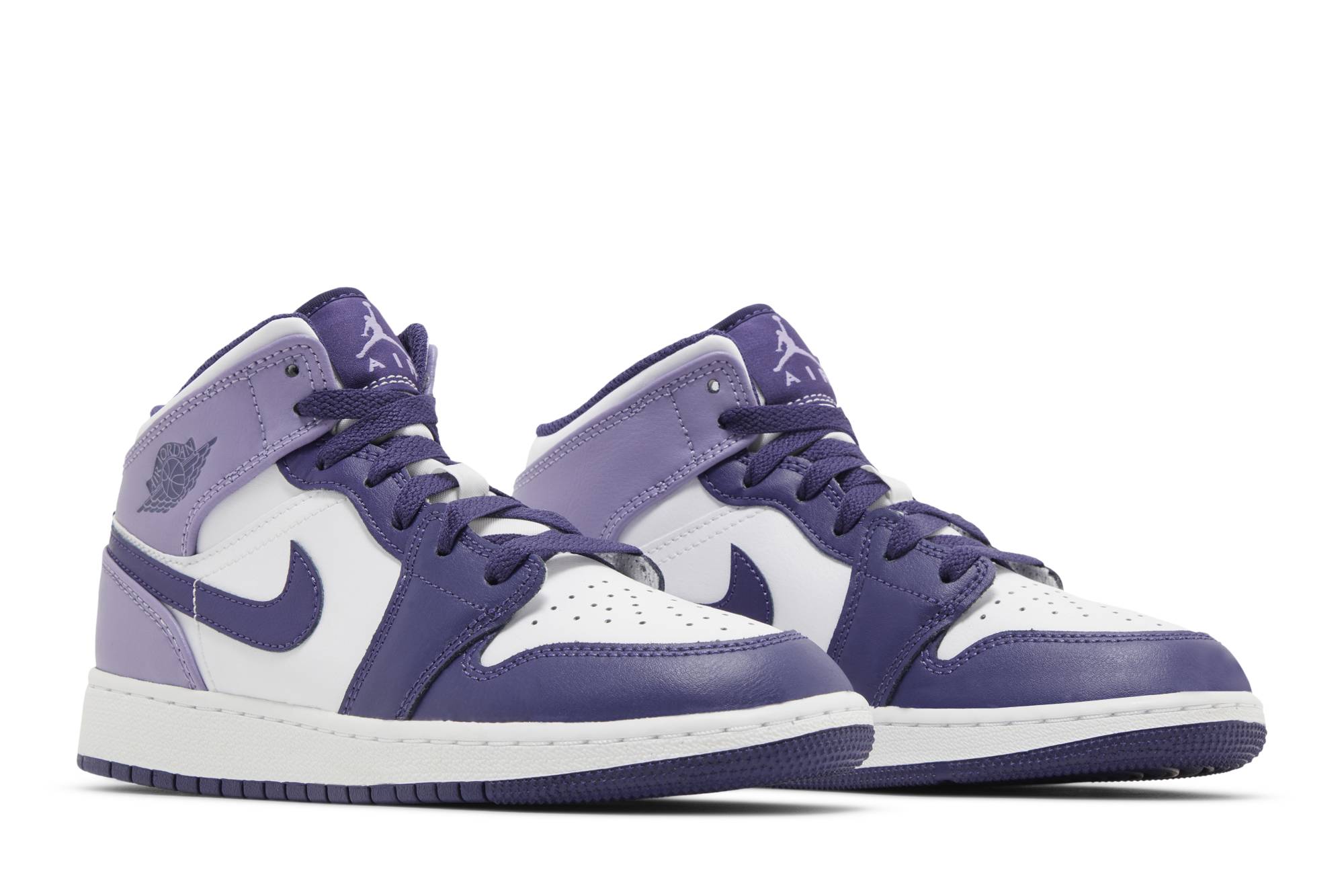(Grade School) Air Jordan 1 Mid Sky J Purple DQ8423-515 Moroen - Image 8