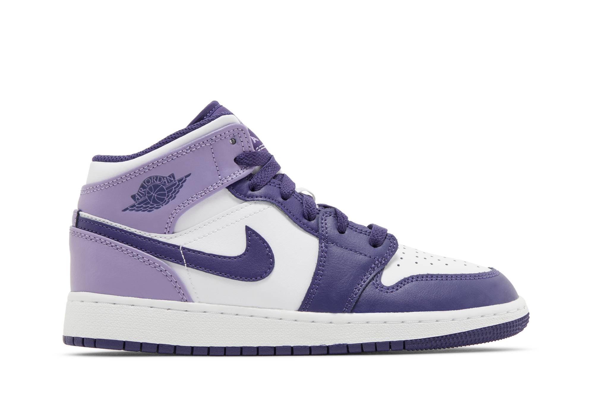 (Grade School) Air Jordan 1 Mid Sky J Purple DQ8423-515 Moroen