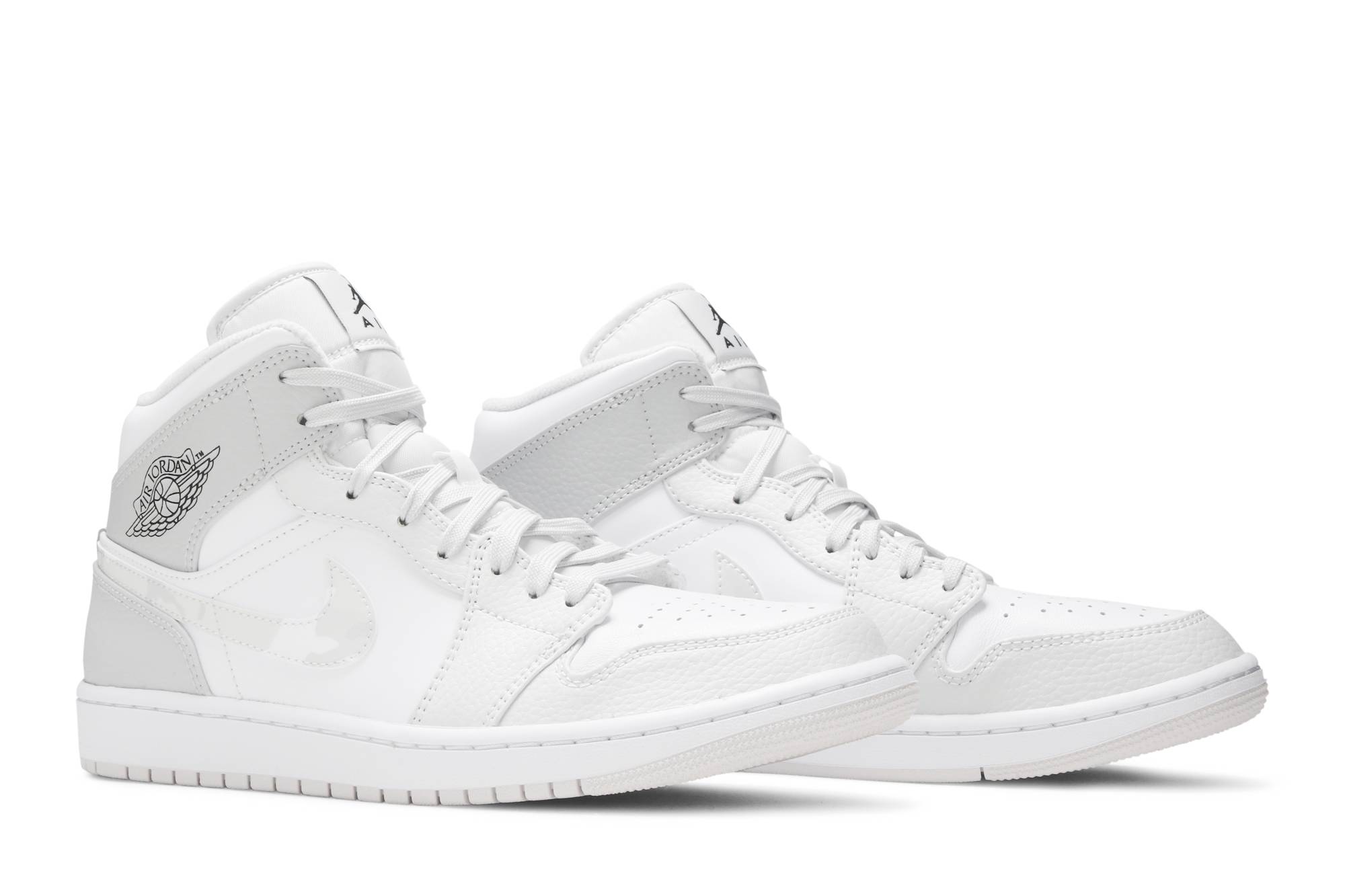 Air Jordan 1 Mid Swoosh Logo - Grey Camo DC9035-100 Moroen - Image 8