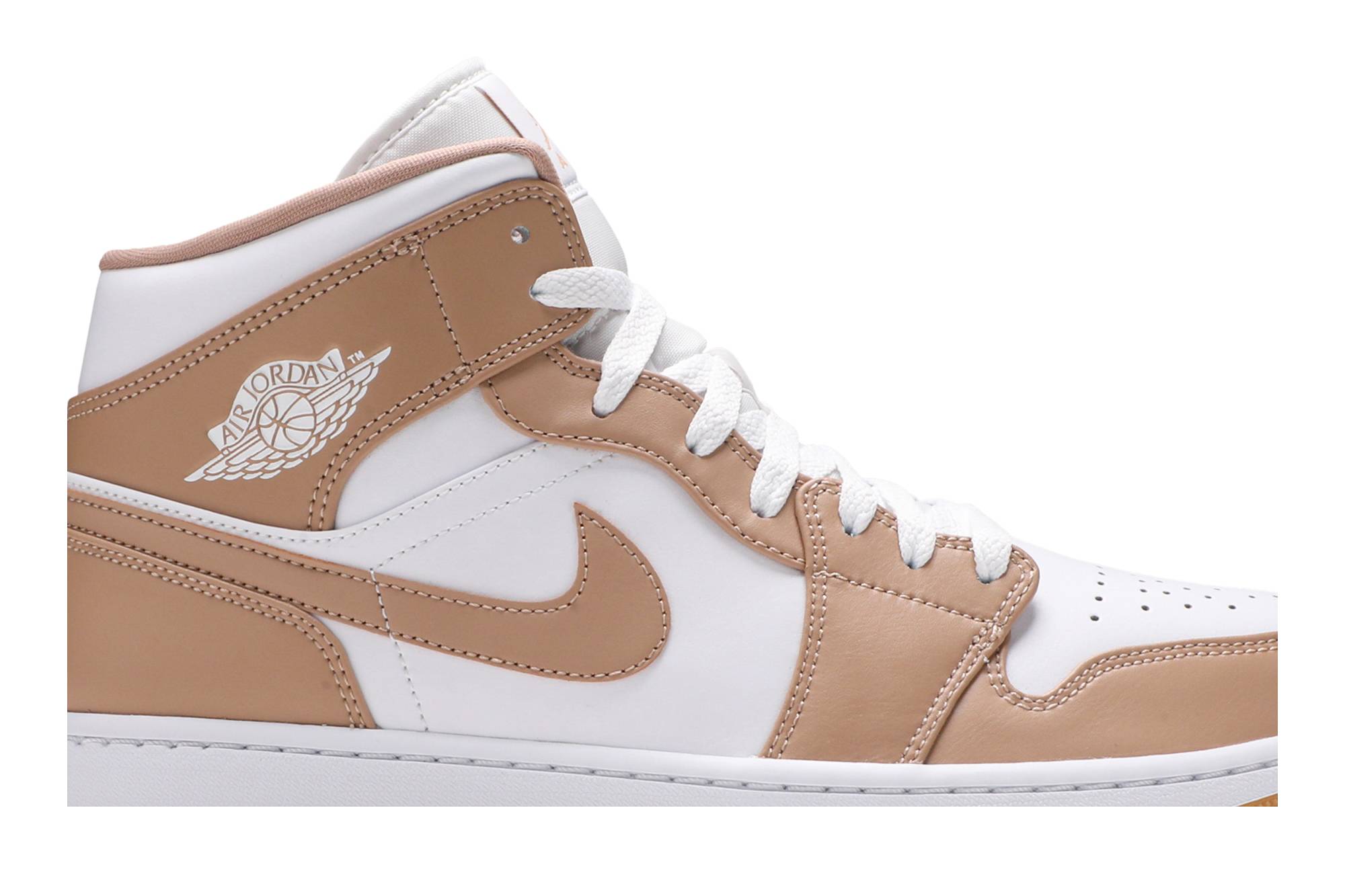 Air Jordan 1 Mid Tan Gum 554724-271 Moroen - Image 2