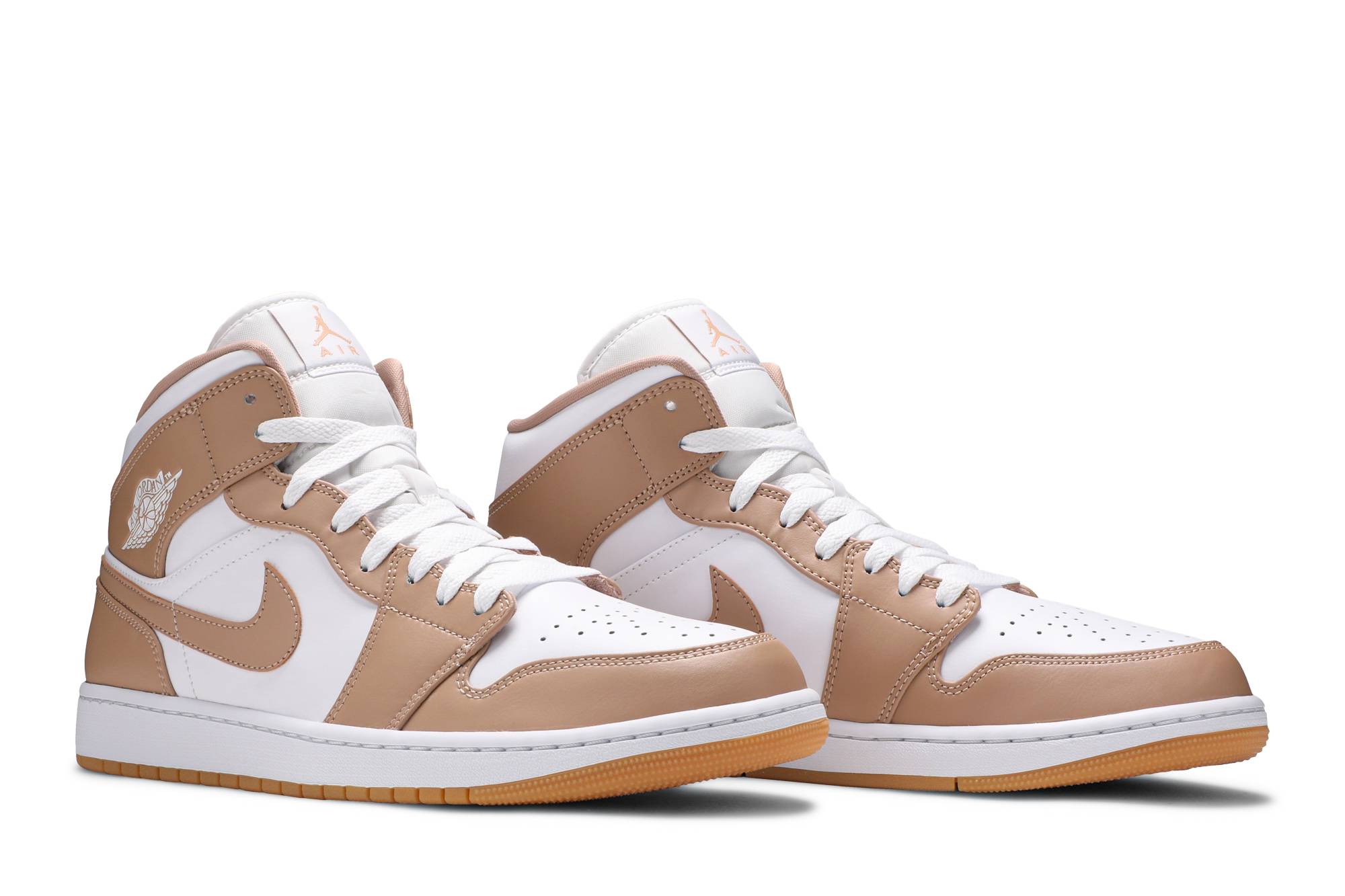 Air Jordan 1 Mid Tan Gum 554724-271 Moroen - Image 8
