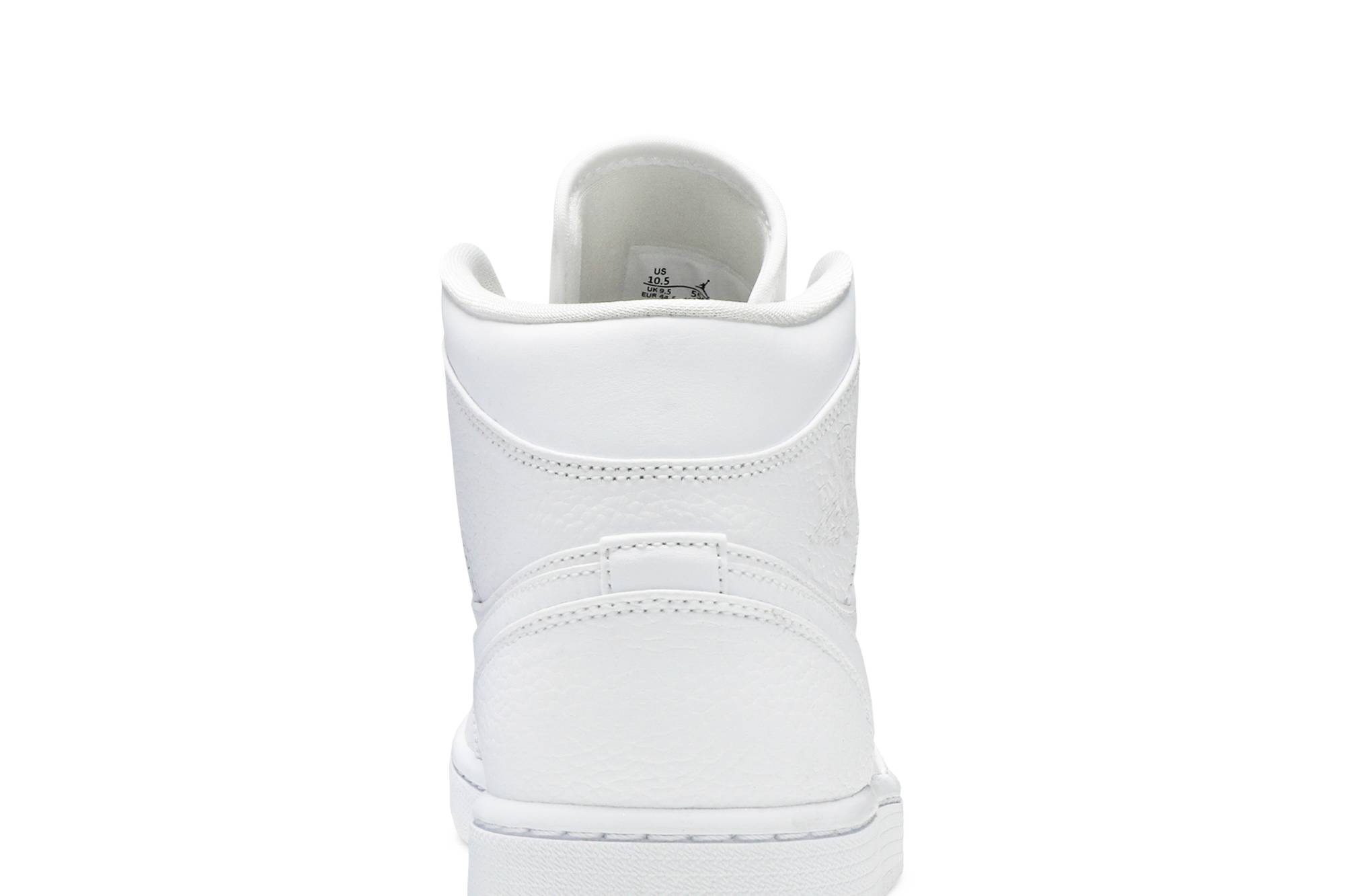Air Jordan 1 Mid 'Triple White' 554724-130 - Image 7