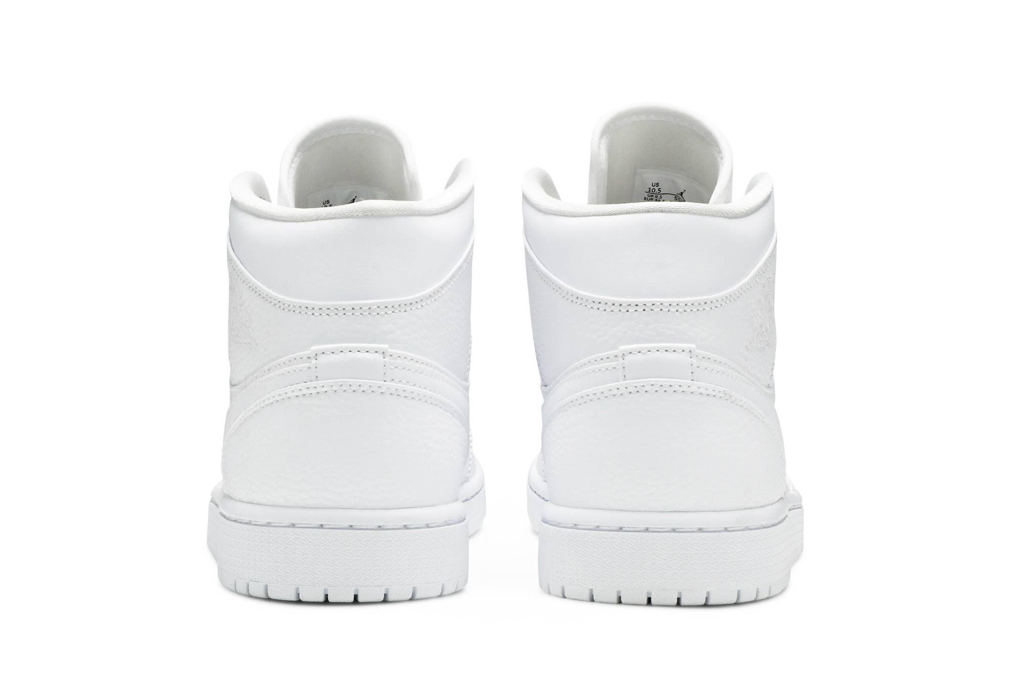 Air Jordan 1 Mid 'Triple White' 554724-130 - Image 6