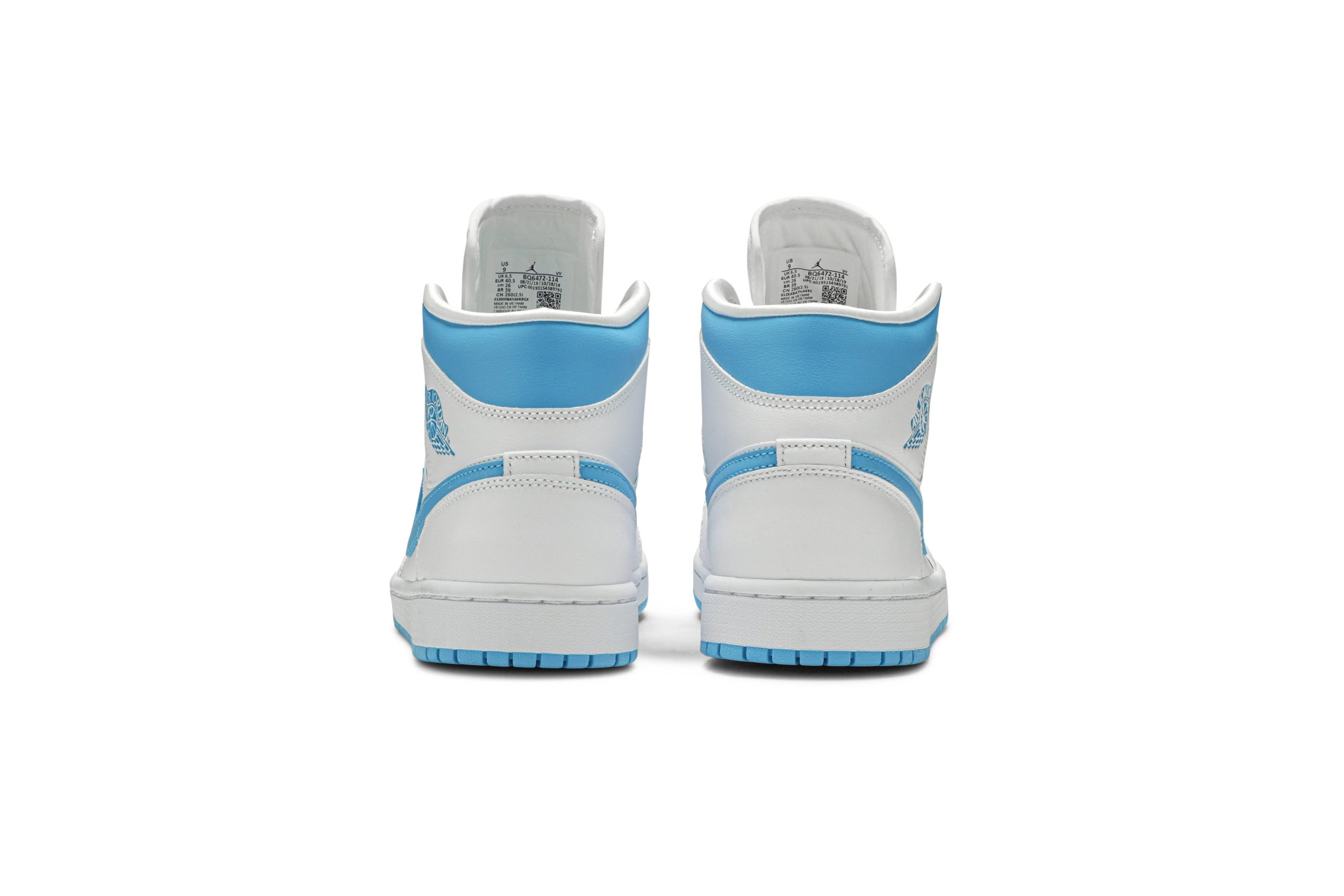 (Women) Air Jordan 1 Mid 'UNC' BQ6472-114 - Image 6