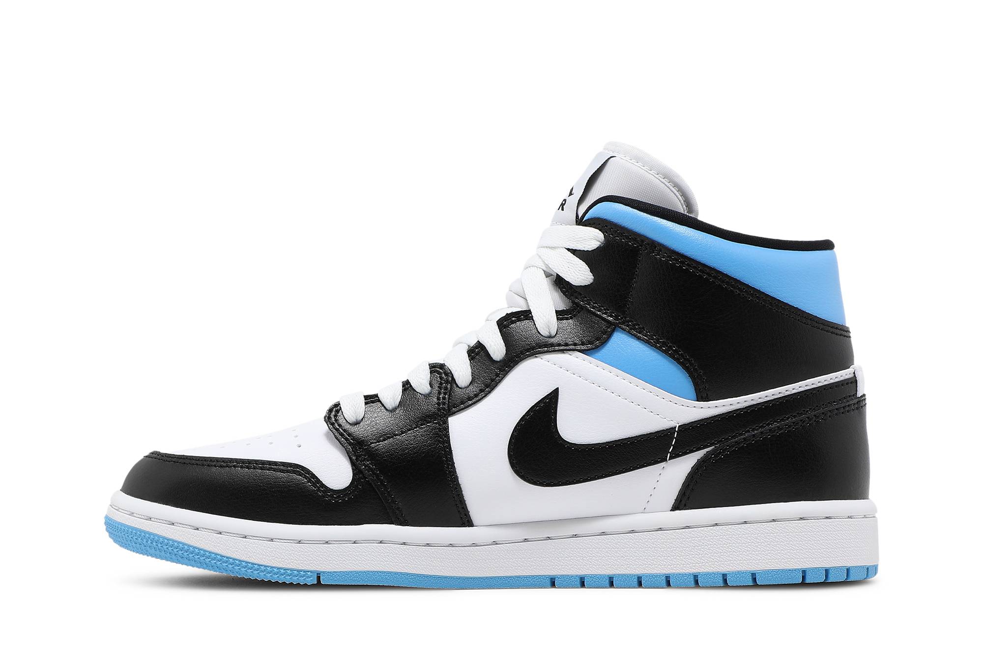 (Women) Air Jordan 1 Mid University Blue BQ6472-102 Moroen - Image 3