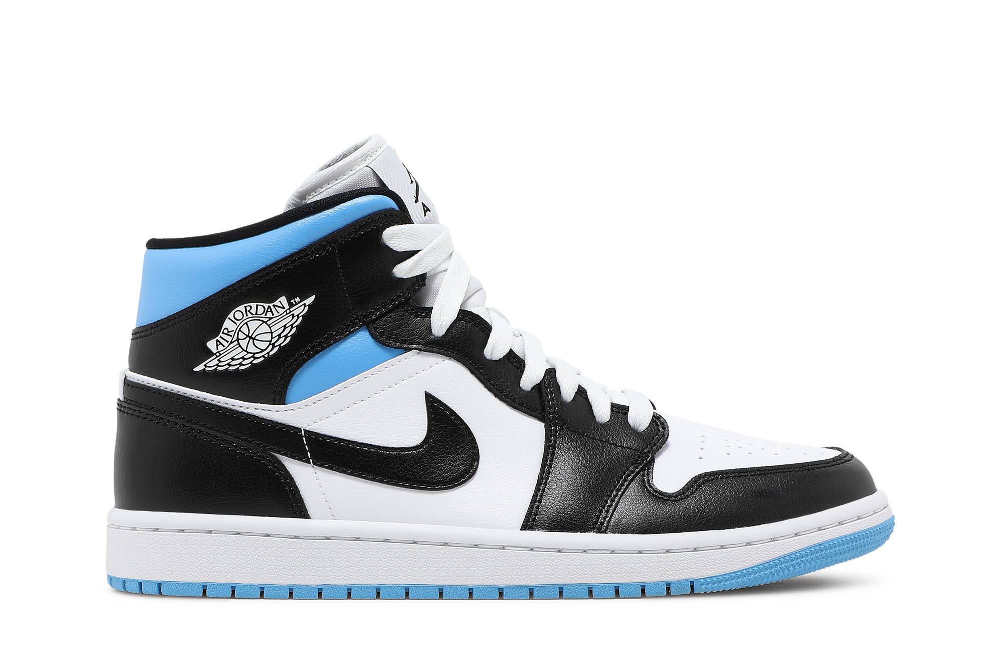 (Women) Air Jordan 1 Mid University Blue BQ6472-102 Moroen