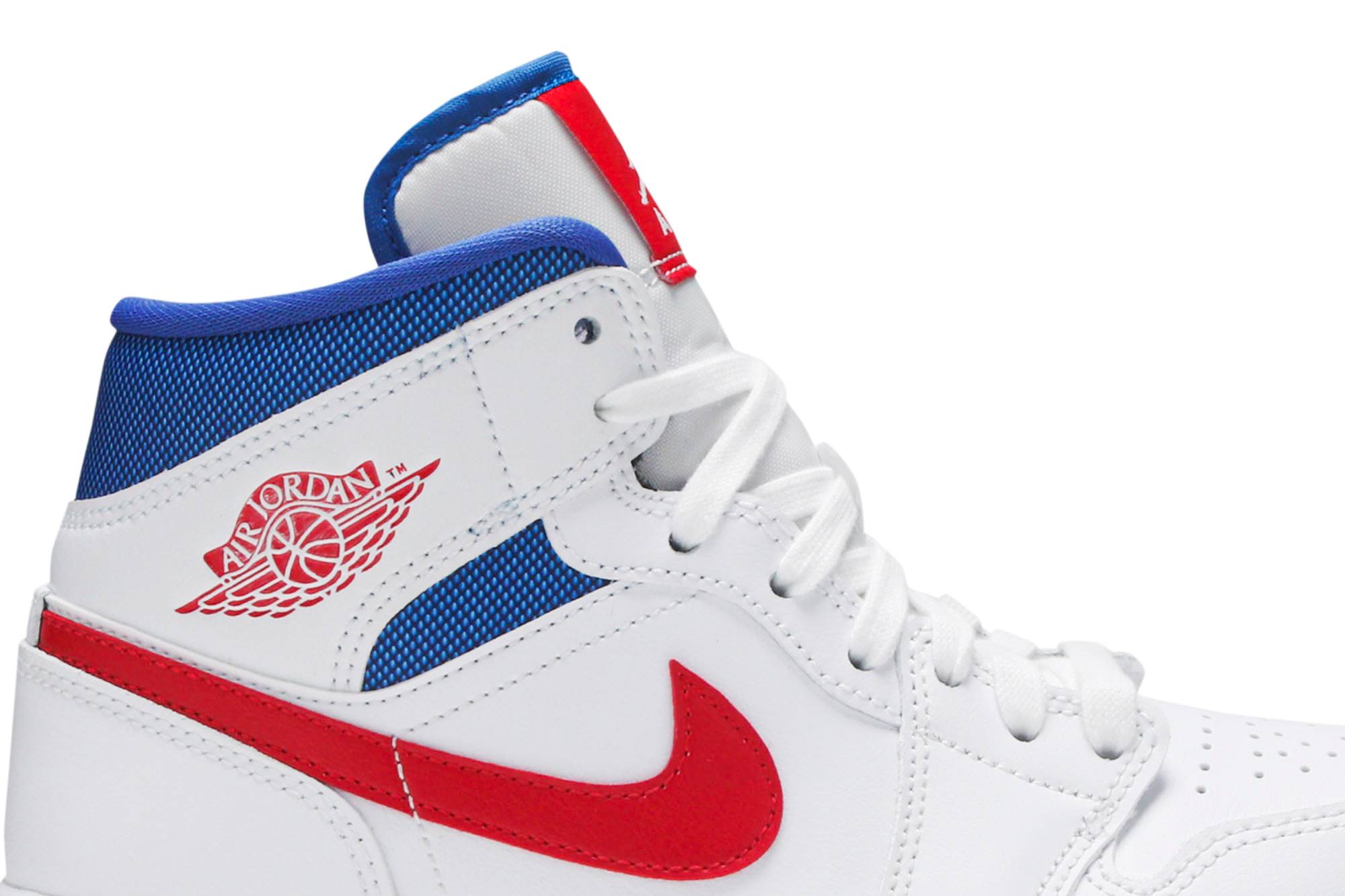(Women) Air Jordan 1 Mid USA BQ6472-164 Moroen - Image 2
