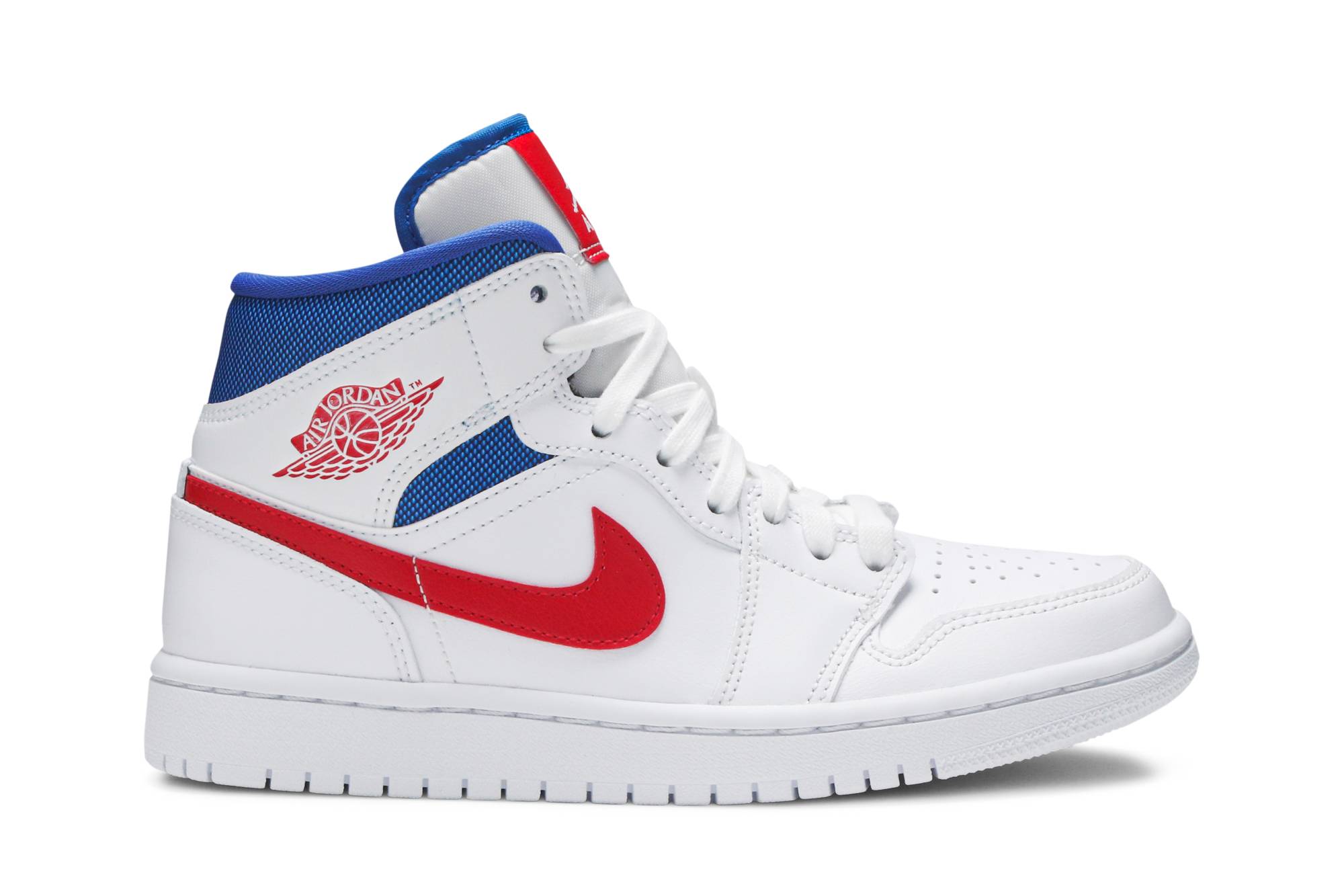 (Women) Air Jordan 1 Mid USA BQ6472-164 Moroen