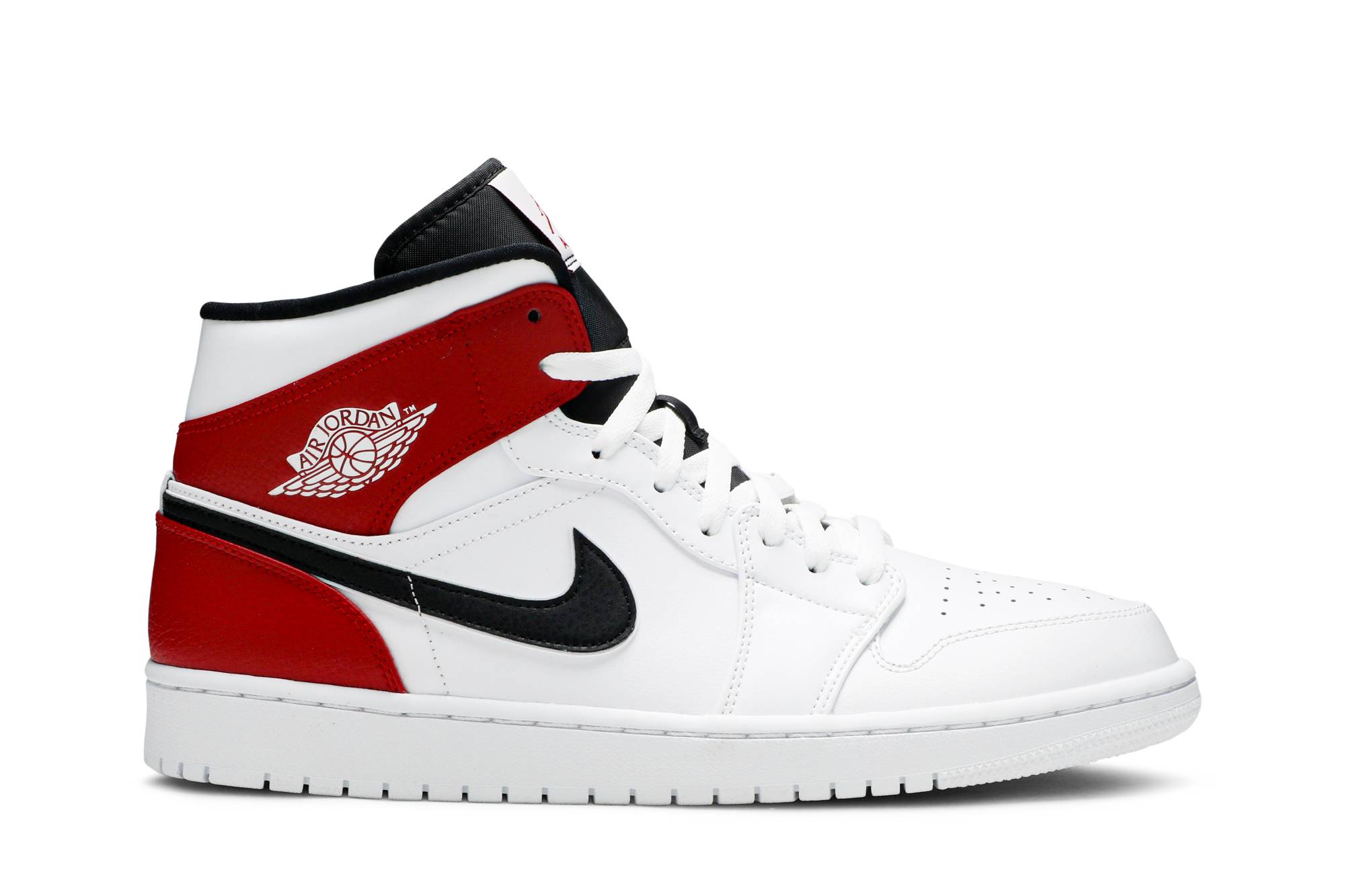 Air Jordan 1 Mid White Chicago 554724-116 Moroen