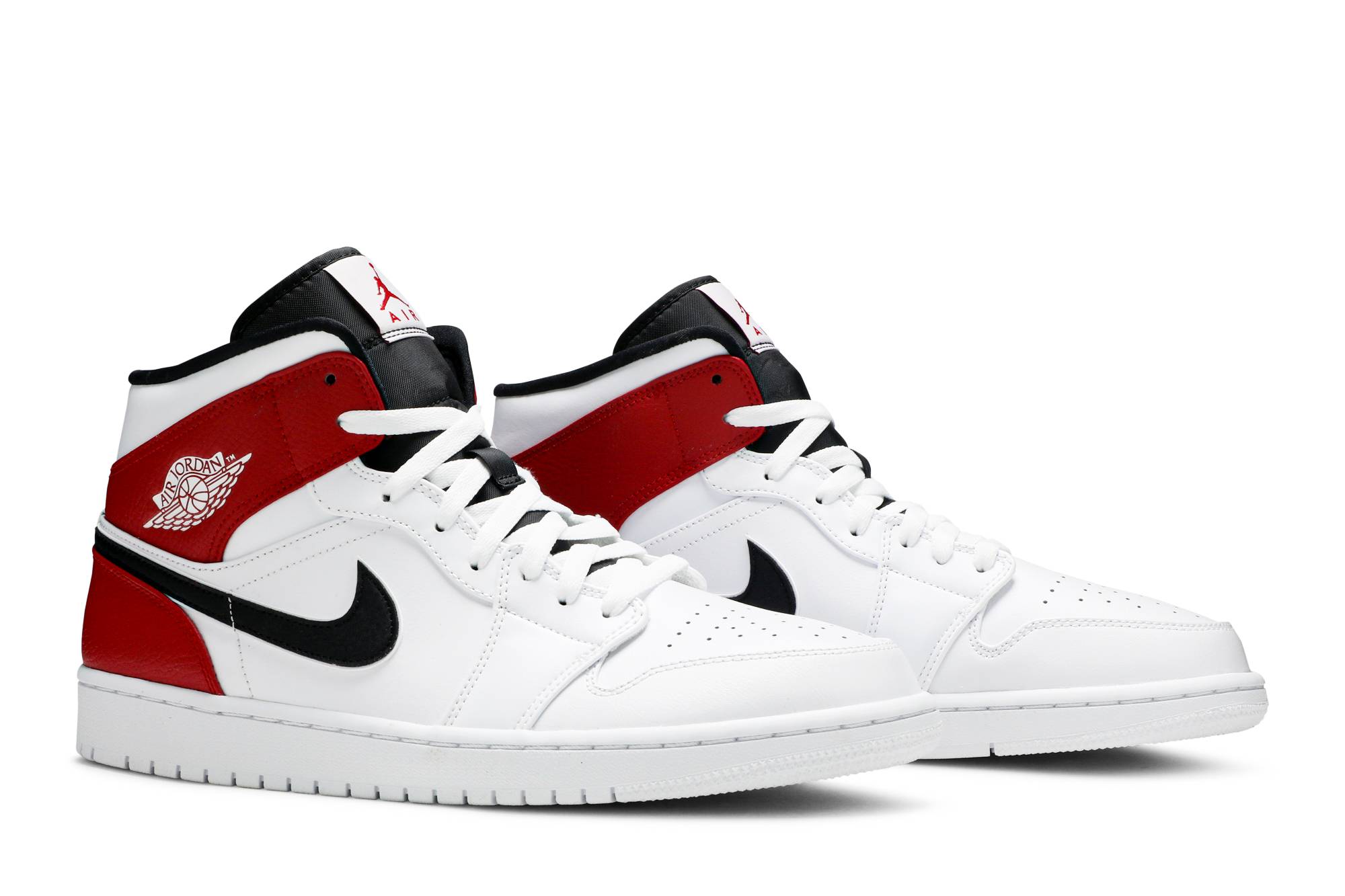 Air Jordan 1 Mid White Chicago 554724-116 Moroen - Image 8