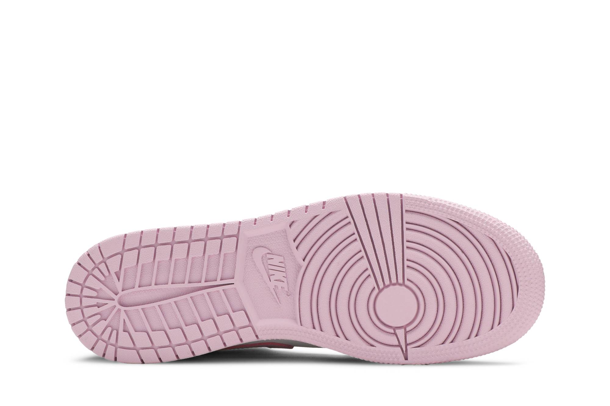 (Grade School) Air Jordan 1 Mid White Light Arctic Pink 555112-103 Moroen - Image 4