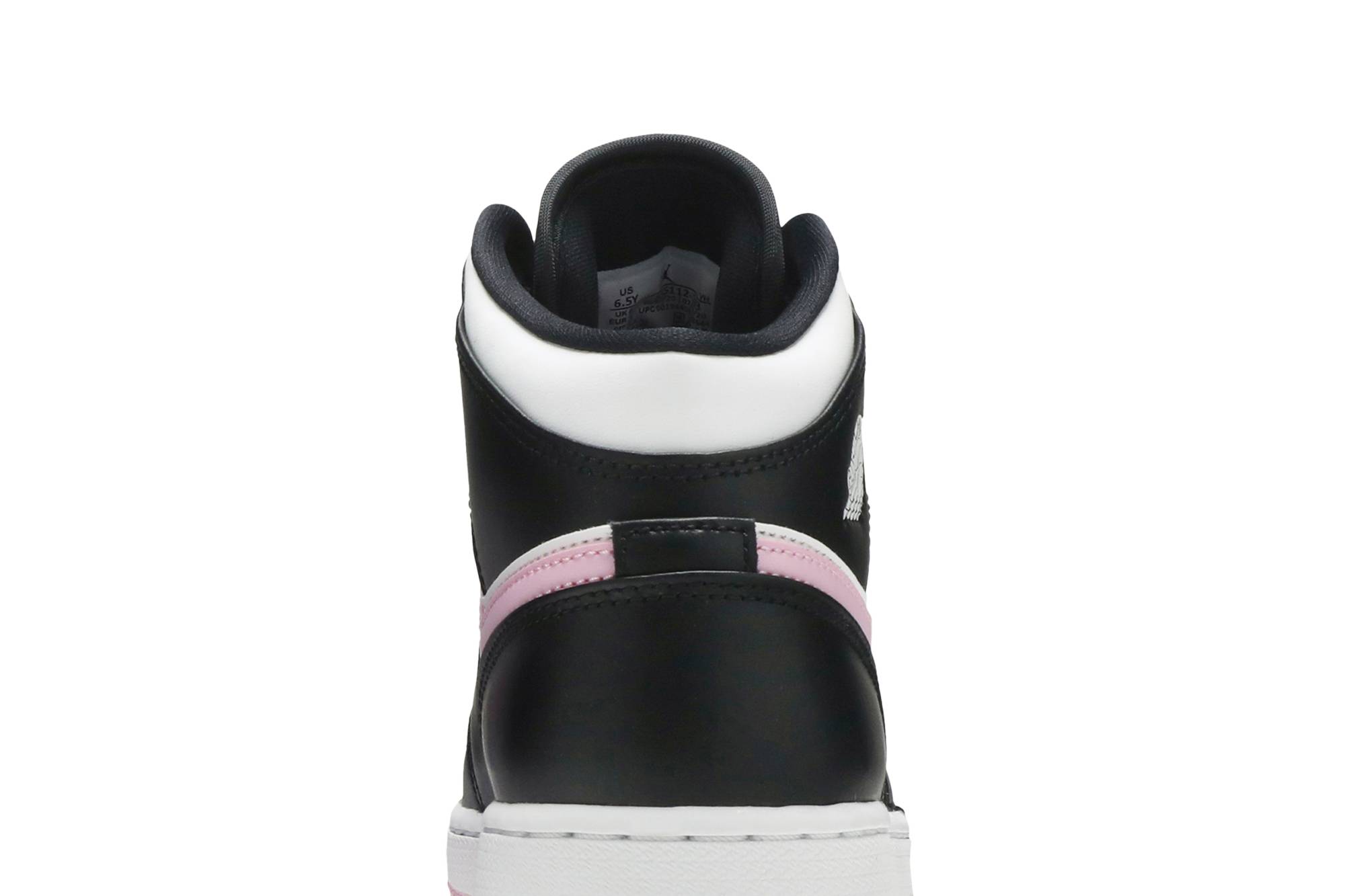 (Grade School) Air Jordan 1 Mid White Light Arctic Pink 555112-103 Moroen - Image 7
