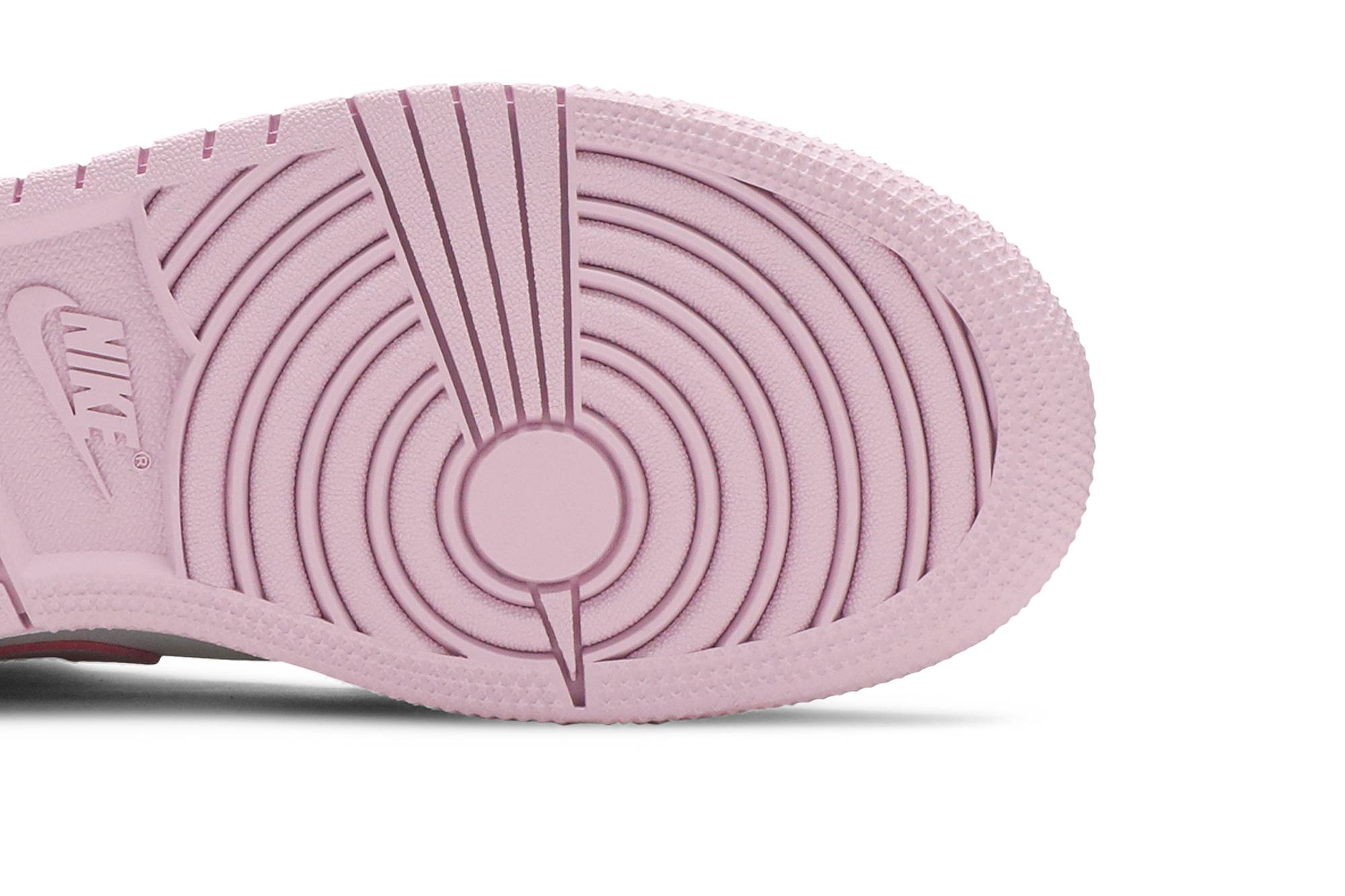 (Grade School) Air Jordan 1 Mid White Light Arctic Pink 555112-103 Moroen - Image 5