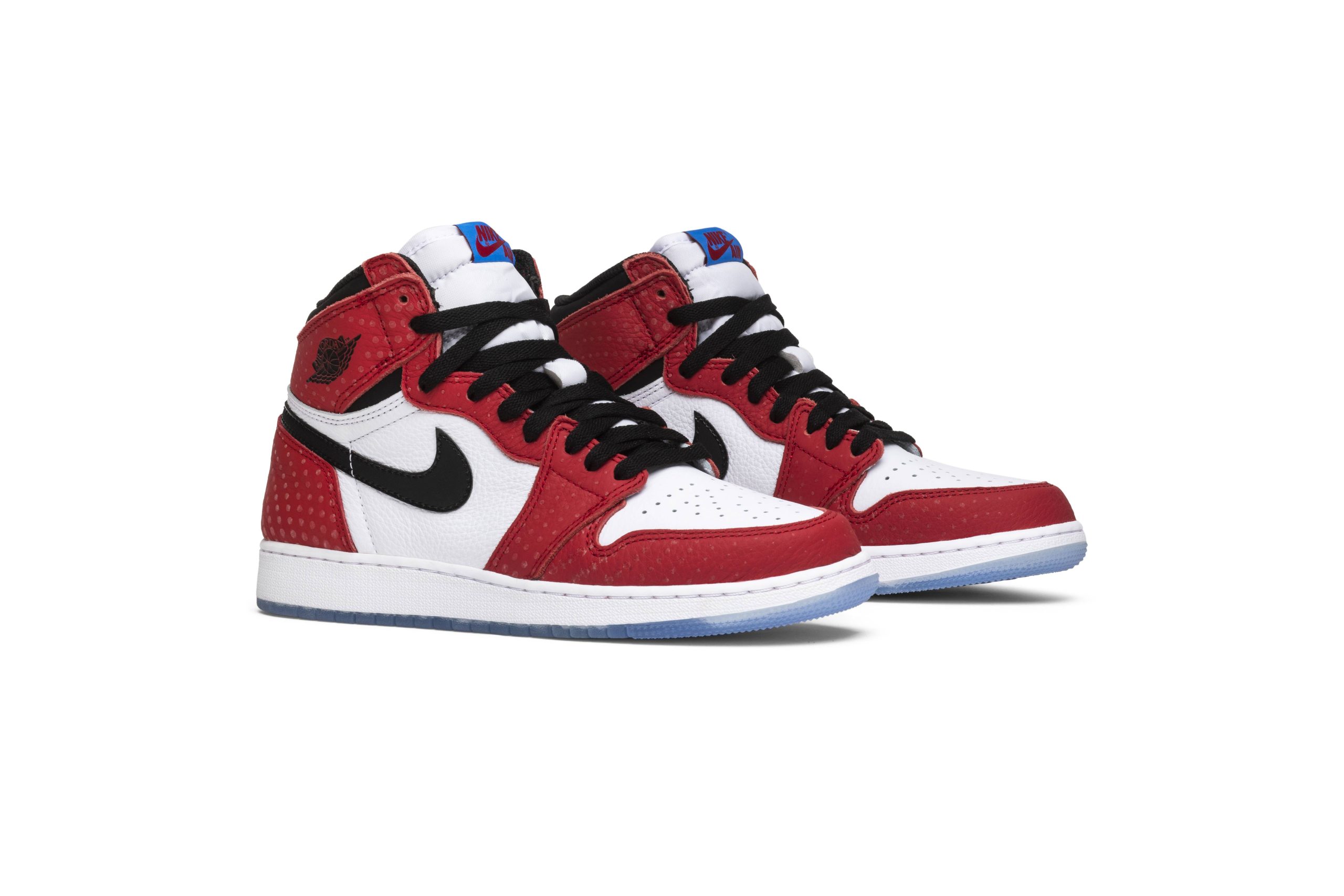 (Grade School) Air Jordan 1 Retro High Spider-Man Origin Story 575441-602 Moroen - Image 8