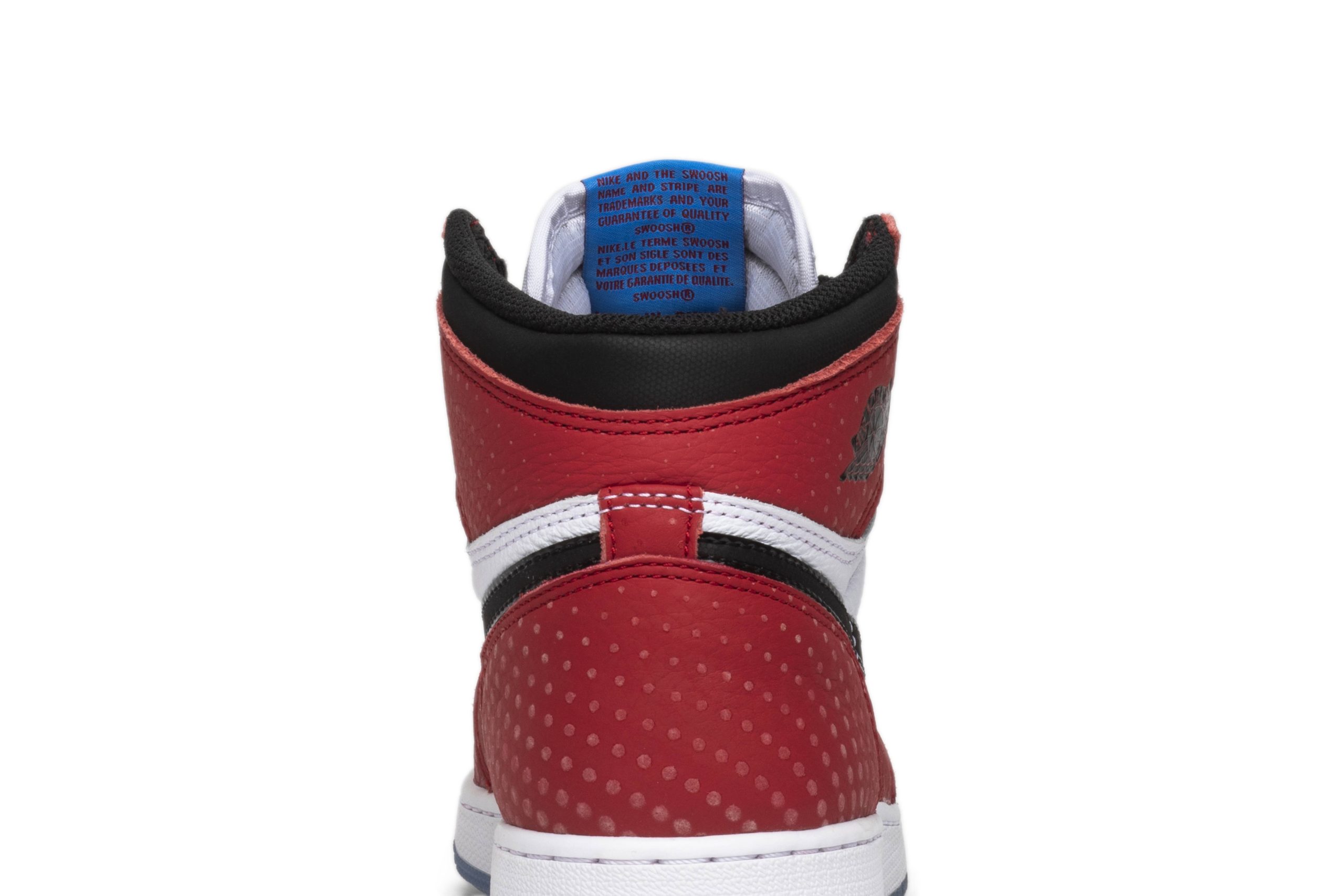 (Grade School) Air Jordan 1 Retro High Spider-Man Origin Story 575441-602 Moroen - Image 7