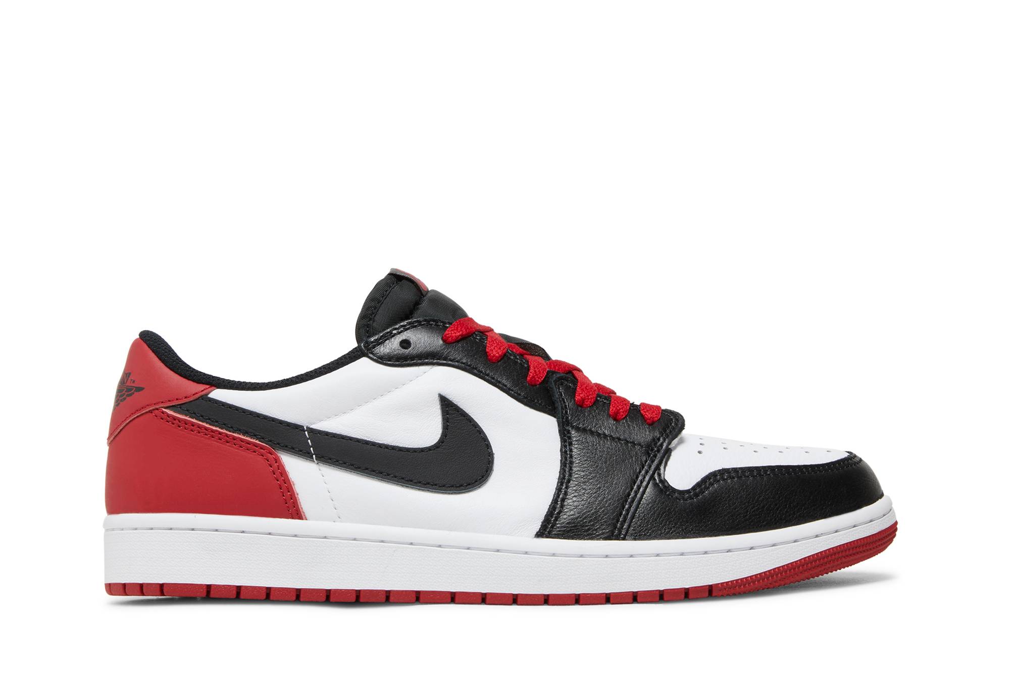Air Jordan 1 Retro Low OG Black Toe CZ0790-106 Moroen