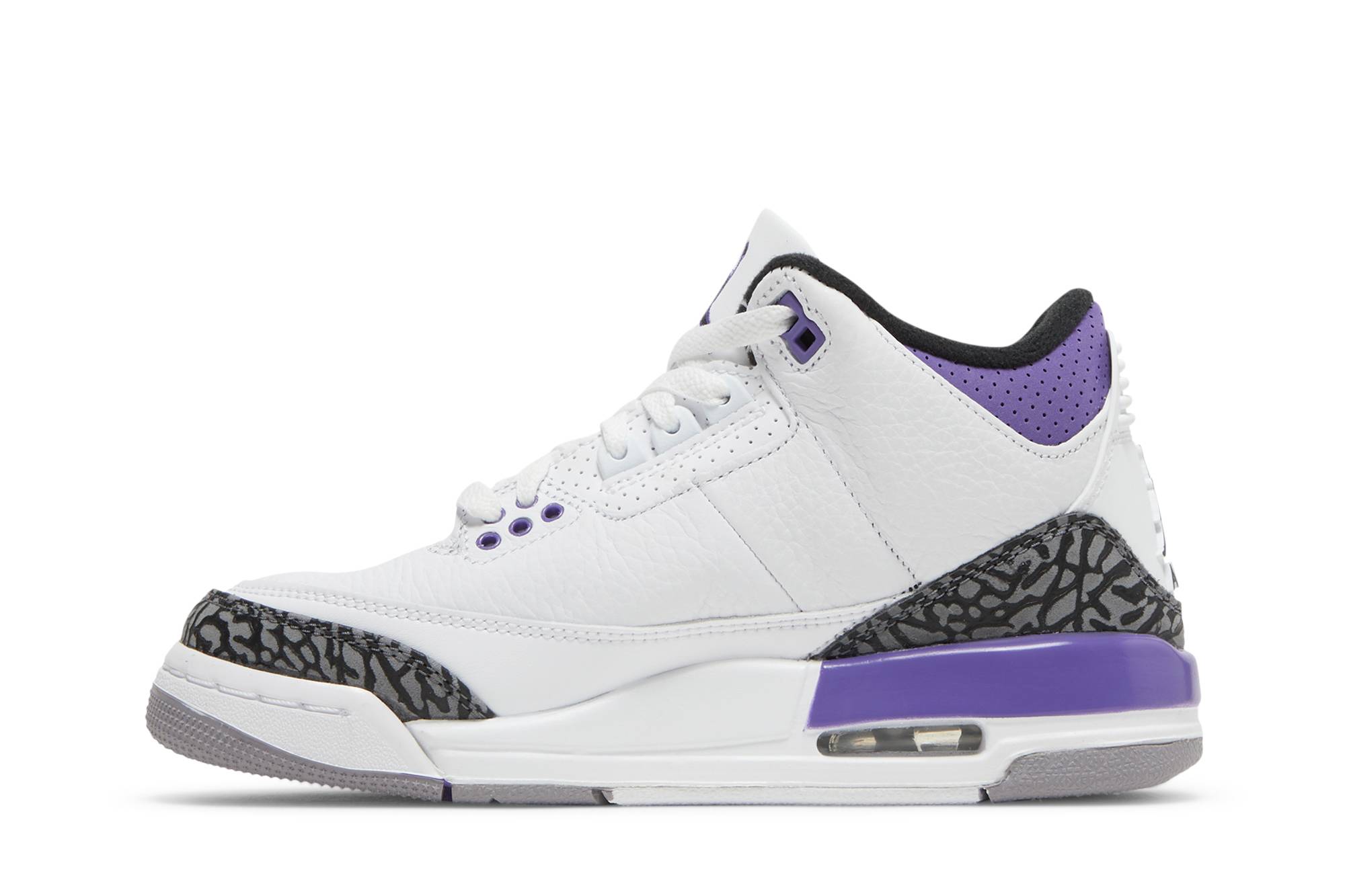 (Grade School) Air Jordan 3 Retro Dark Iris DM0967-105 Moroen - Image 3