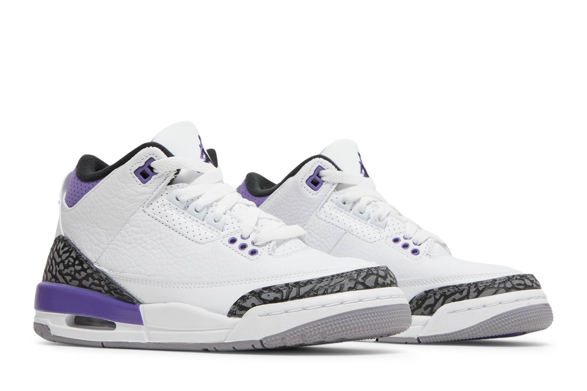 (Grade School) Air Jordan 3 Retro Dark Iris DM0967-105 Moroen - Image 8
