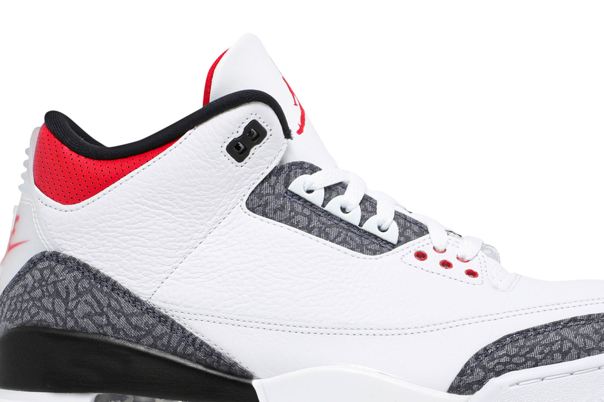 Air Jordan 3 Retro Denim SE Fire Red CZ6431-100 Moroen - Image 2