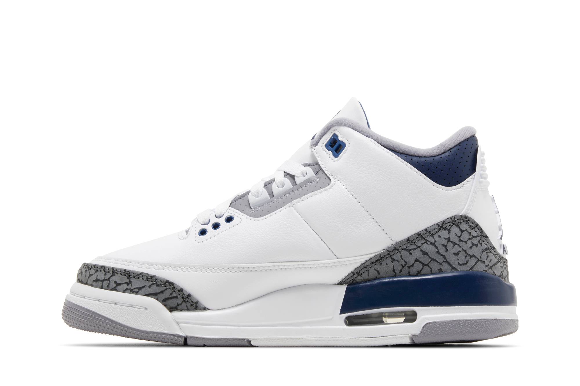 (Grade School) Air Jordan 3 Retro Midnight Navy DM0967-140 Coiloa - ภาพ 3
