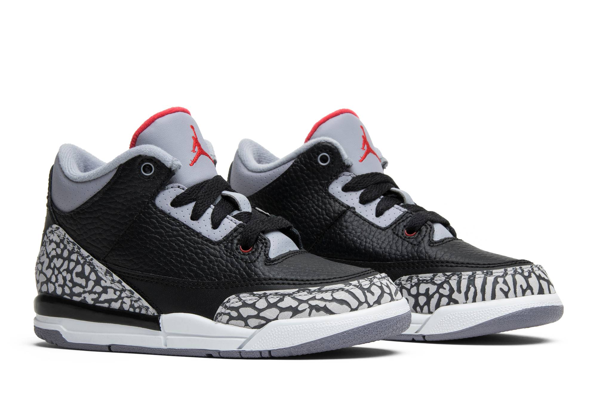 (Preschool) Air Jordan 3 Retro OG 2018 Black Cement 429487-021 Coiloa - Image 8