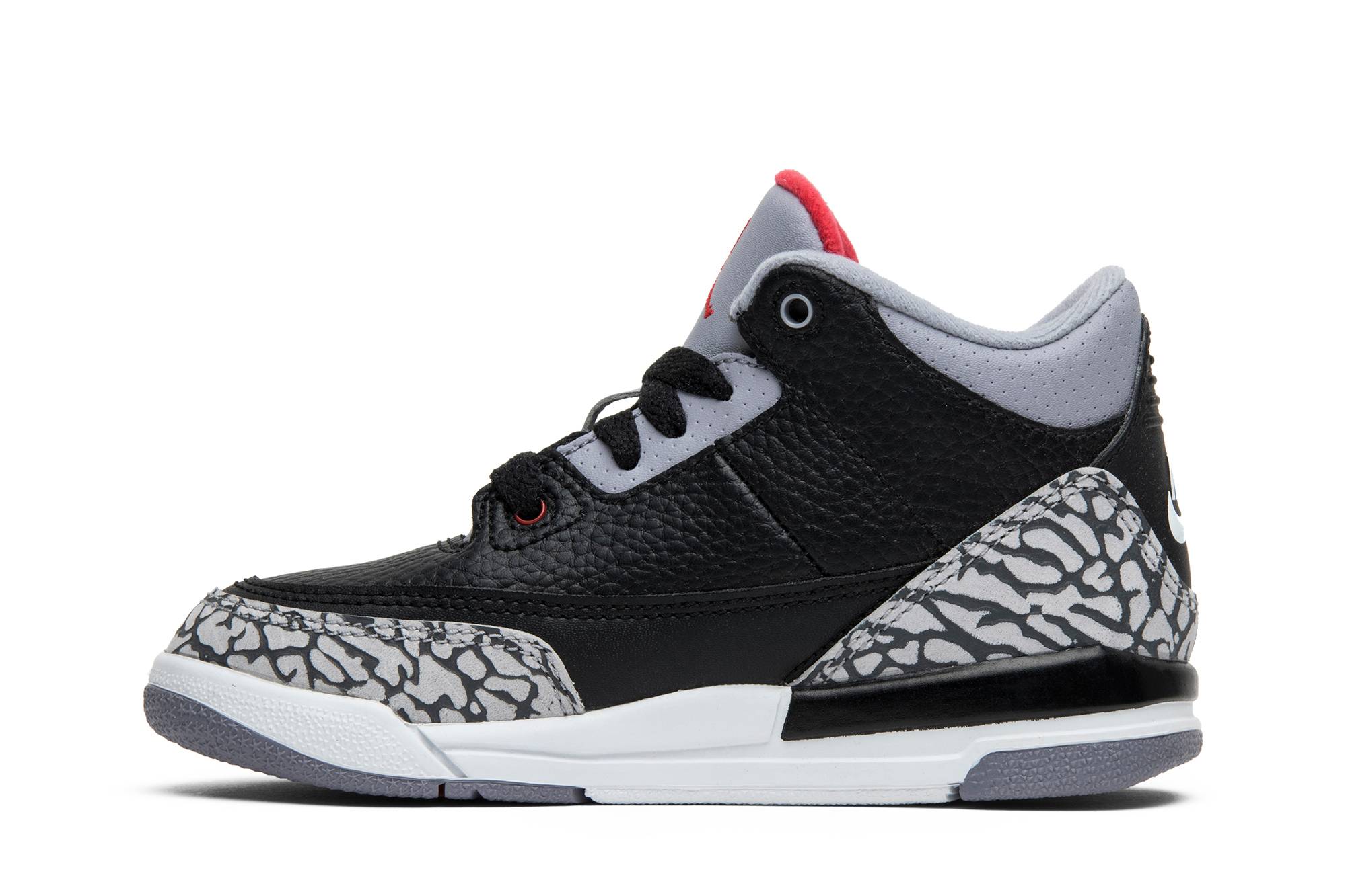 (Preschool) Air Jordan 3 Retro OG 2018 Black Cement 429487-021 Coiloa - Image 3