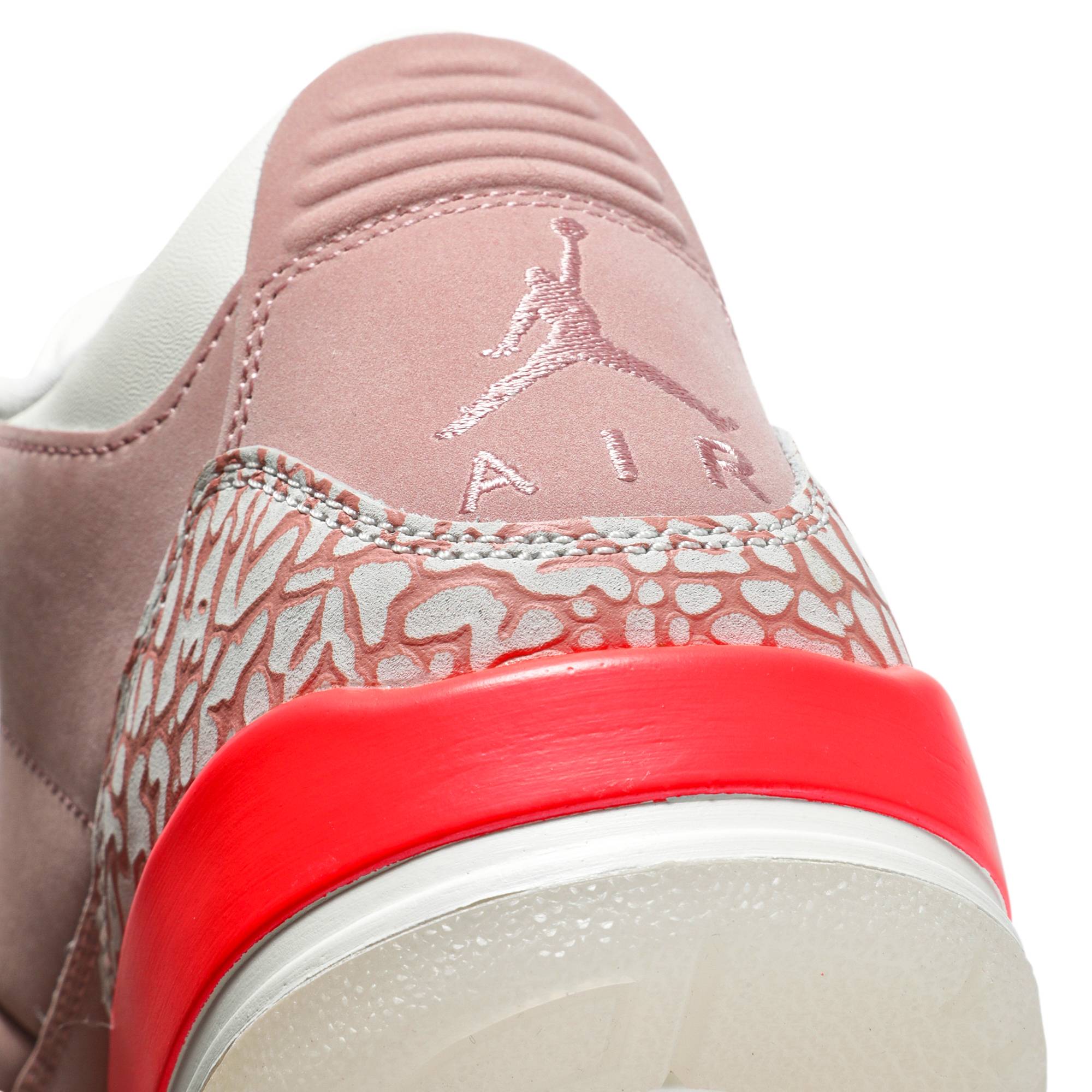 (Women) Air Jordan 3 Retro Rust Pink CK9246-600 Moroen - Image 9