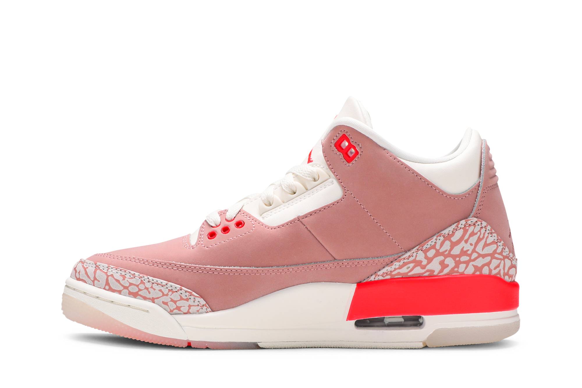 (Women) Air Jordan 3 Retro Rust Pink CK9246-600 Moroen - Image 3