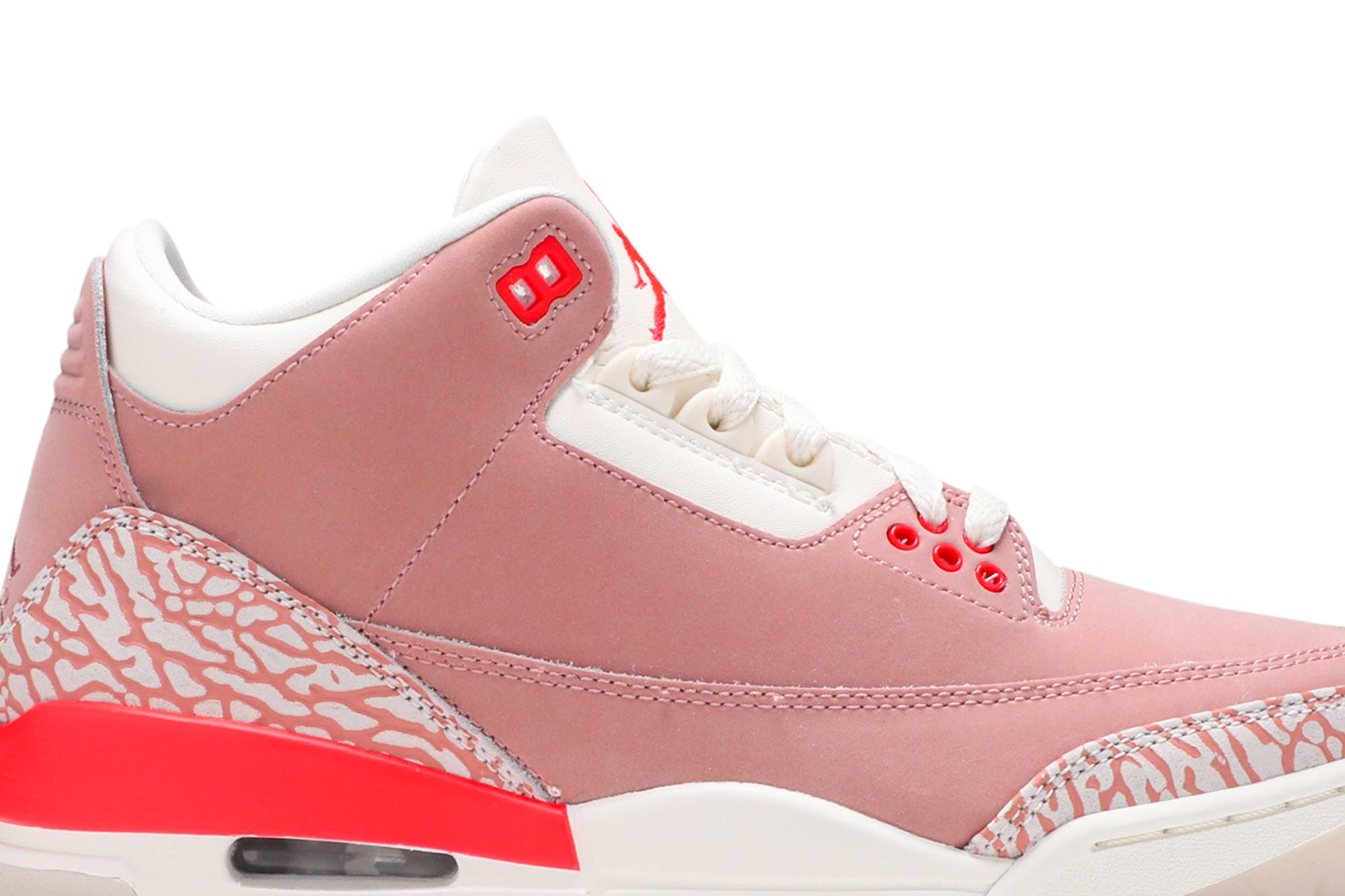 (Women) Air Jordan 3 Retro Rust Pink CK9246-600 Moroen - Image 2
