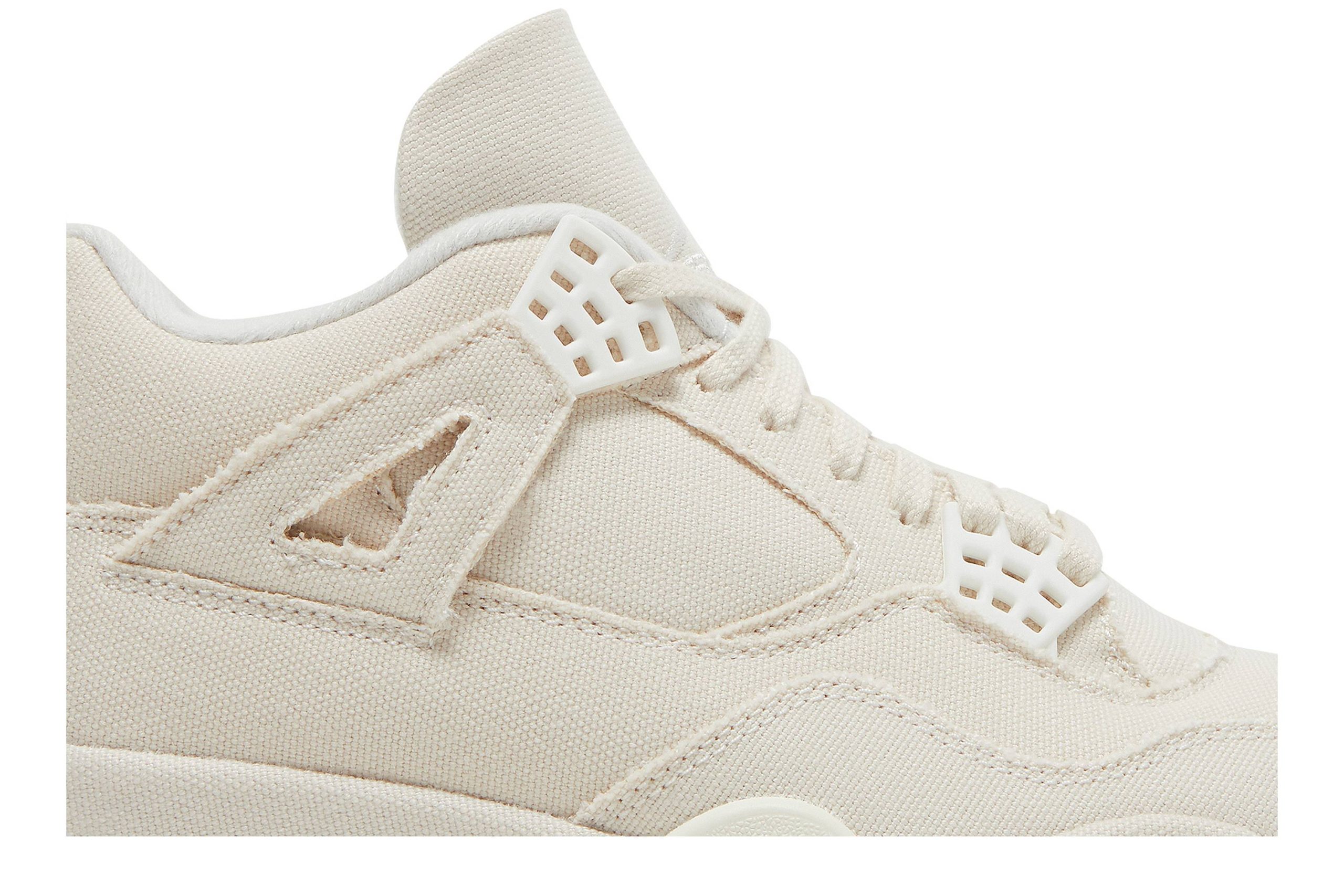 (Women) Air Jordan 4 'Canvas' DQ4909-100 - Image 2