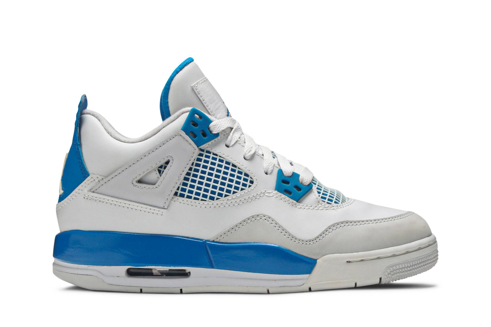 (Grade School) Air Jordan 4 Retro 2012 Military Blue 408452-105 Coiloa