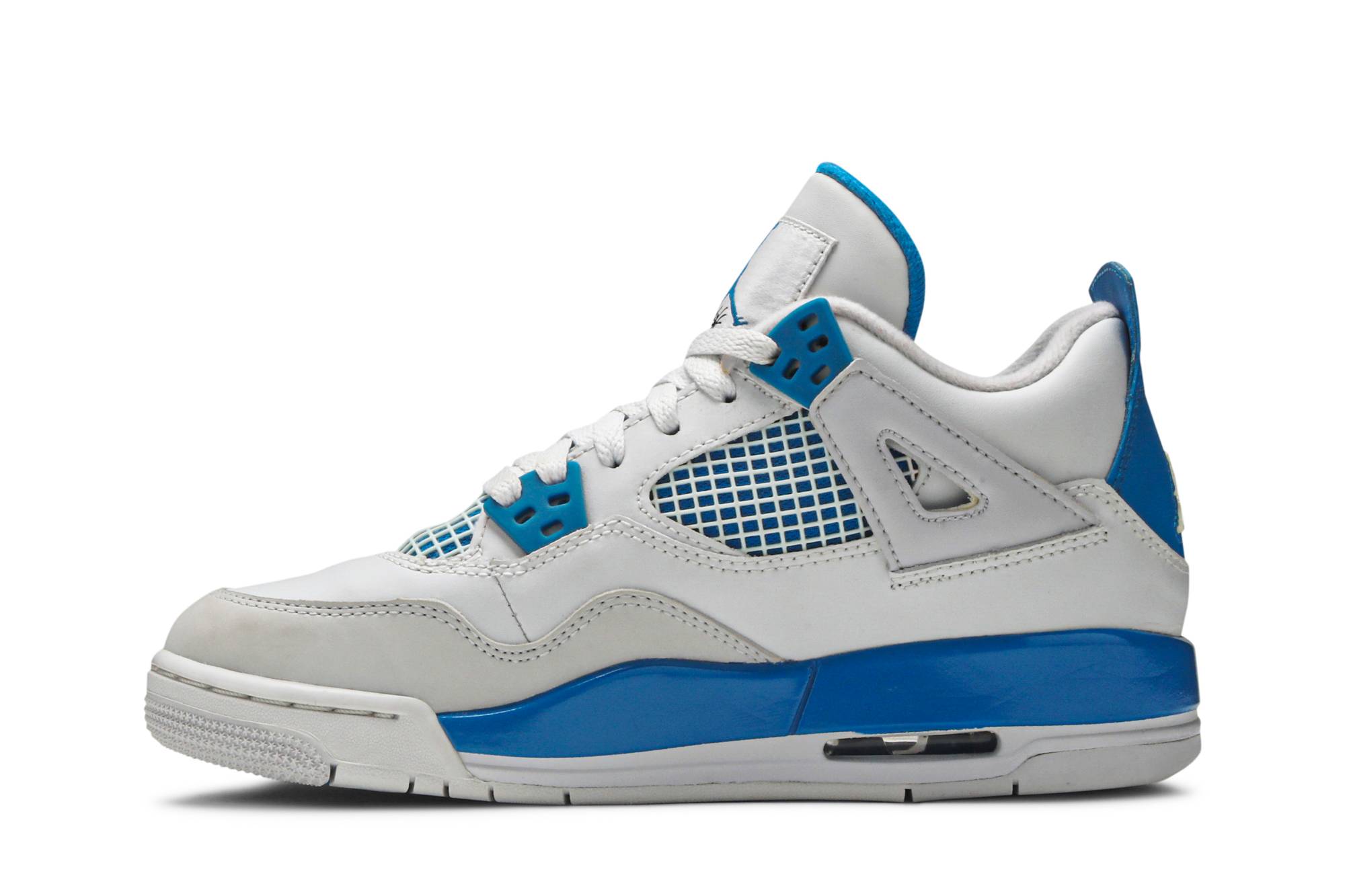 (Grade School) Air Jordan 4 Retro 2012 Military Blue 408452-105 Coiloa - Image 3