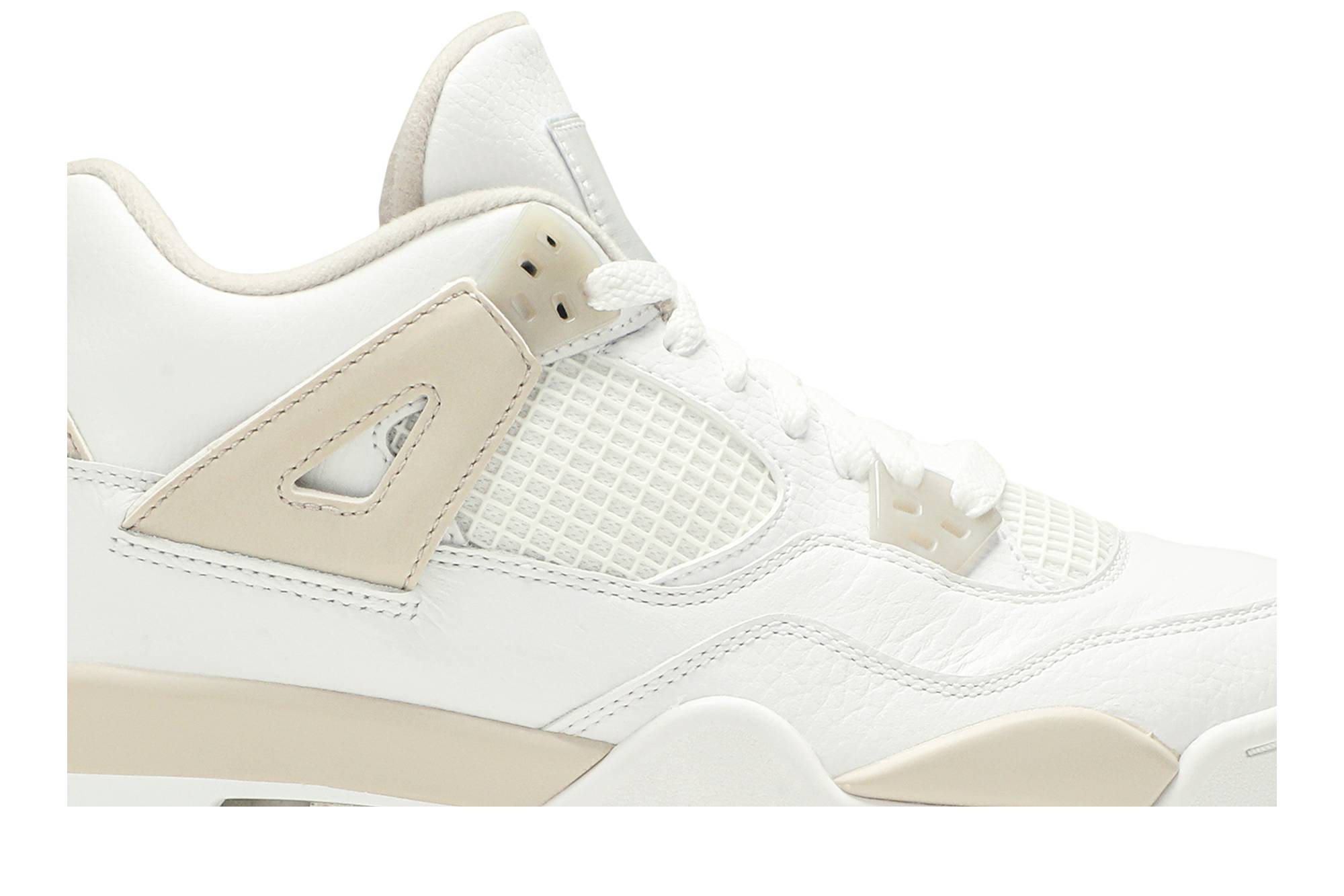 (Grade School) Air Jordan 4 Retro 2017 Linen 487724-118 Coiloa - Image 2