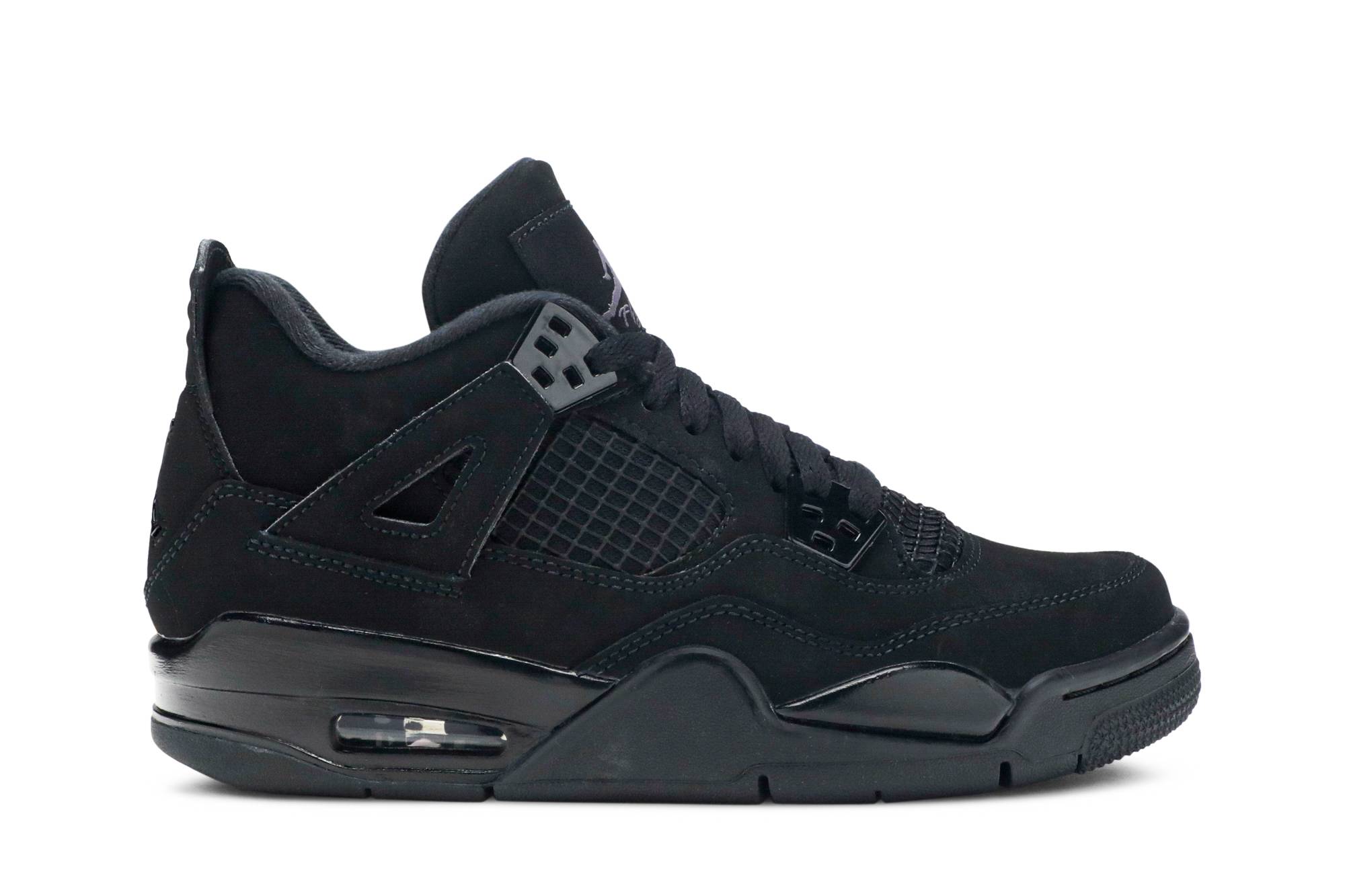 (Grade School) Air Jordan 4 Retro Black Cat 2020 408452-010 Moroen
