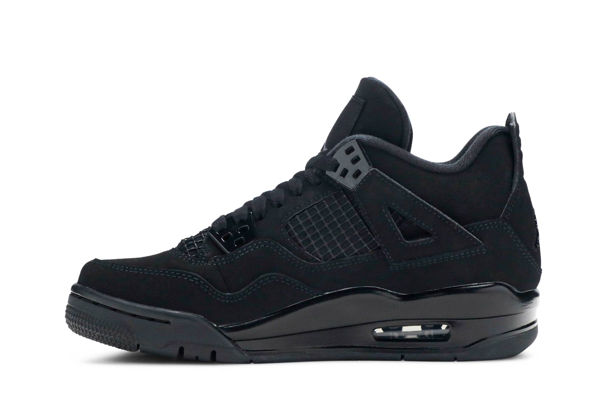 (Grade School) Air Jordan 4 Retro Black Cat 2020 408452-010 Coiloa - Image 3